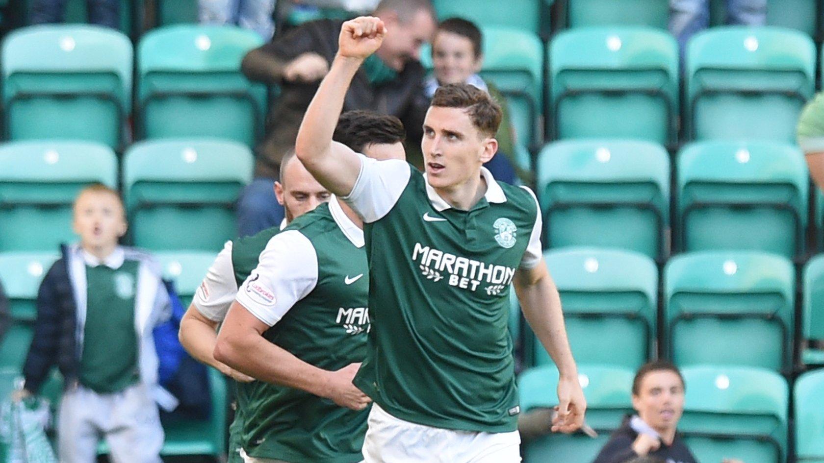 Hibernian match winner Paul Hanlon