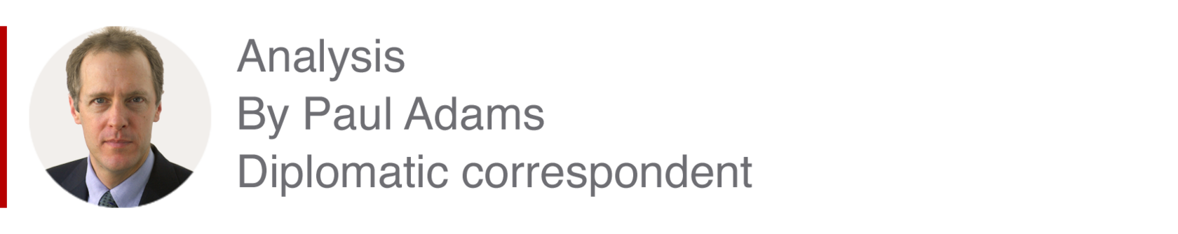 Analysis box by Pauli Adams, diplomatic correspondent