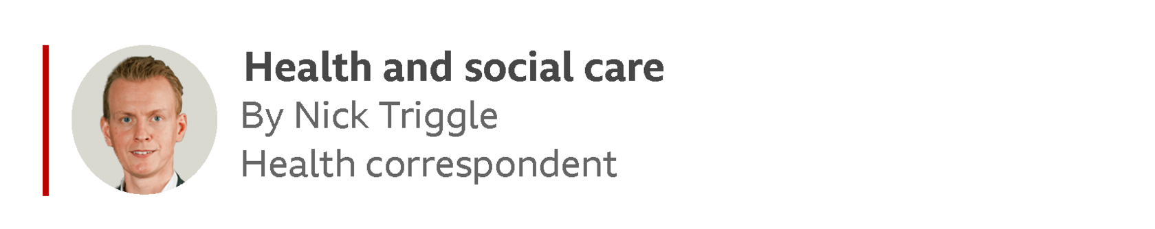 Health and social care, by Nick Triggle, health correspondent