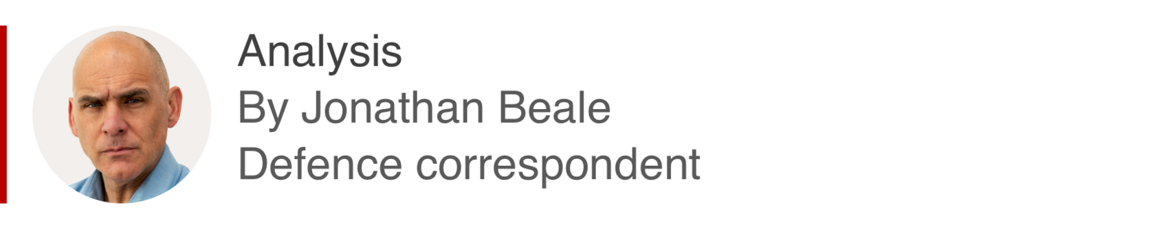 Analysis box by Jonathan Beale, defence correspondent