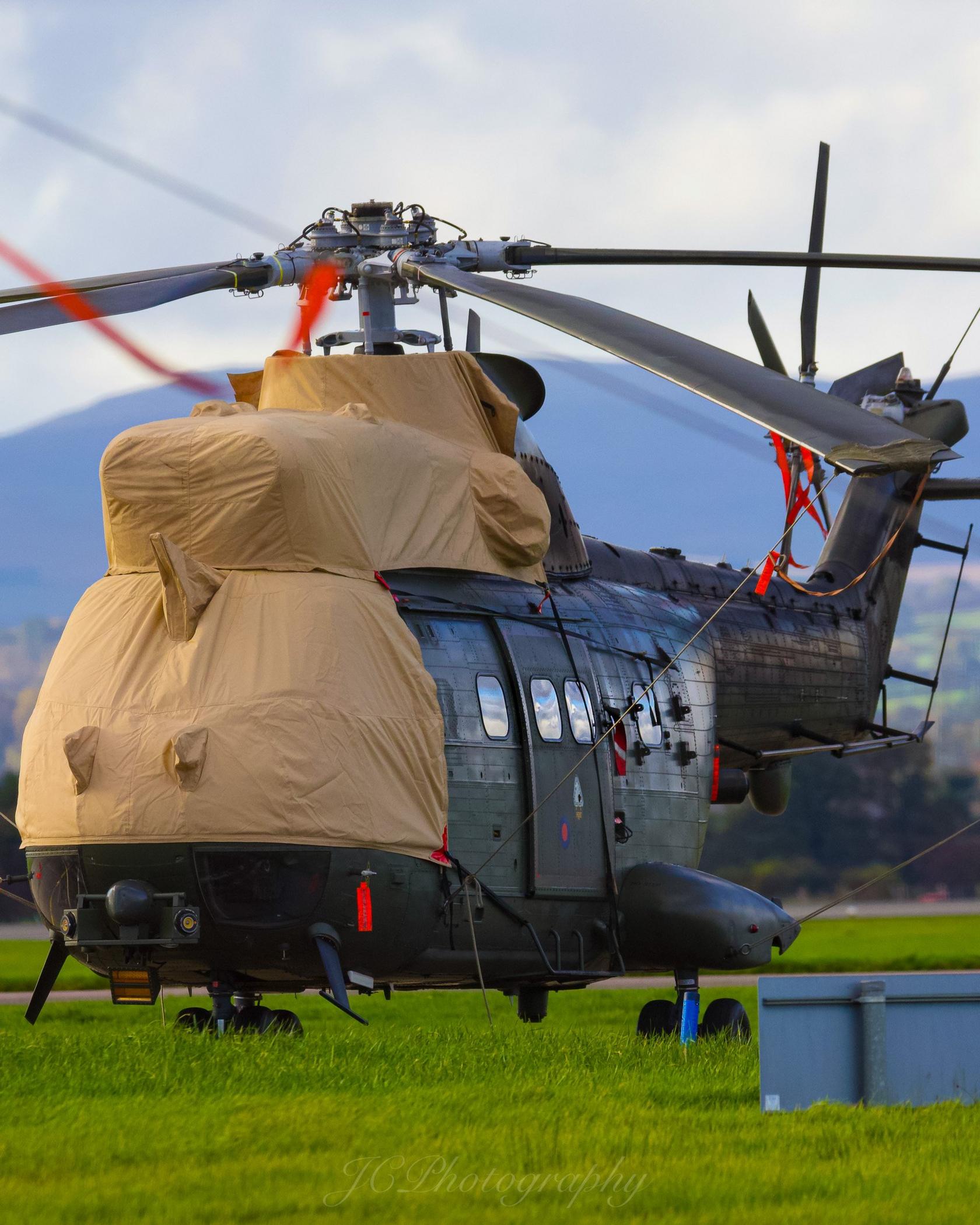 RAF Puma helicopter