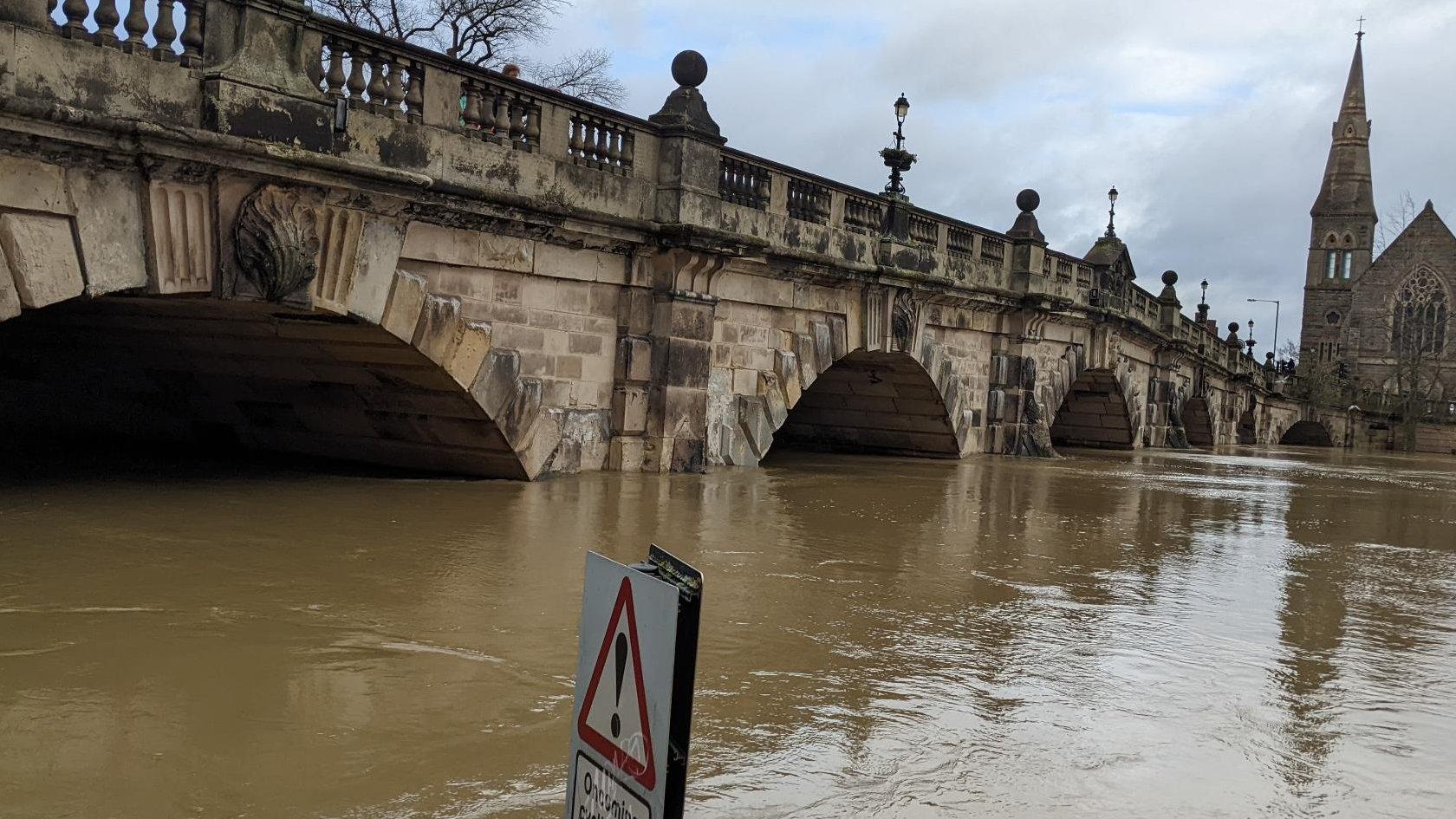 Flooding in Shrewsbury