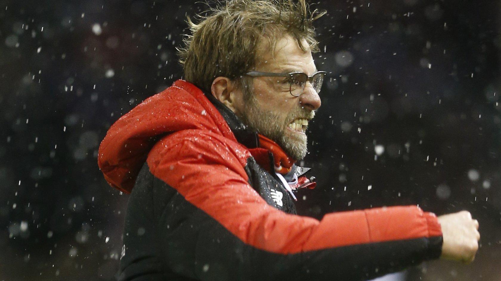 Liverpool boss Jurgen Klopp celebrates