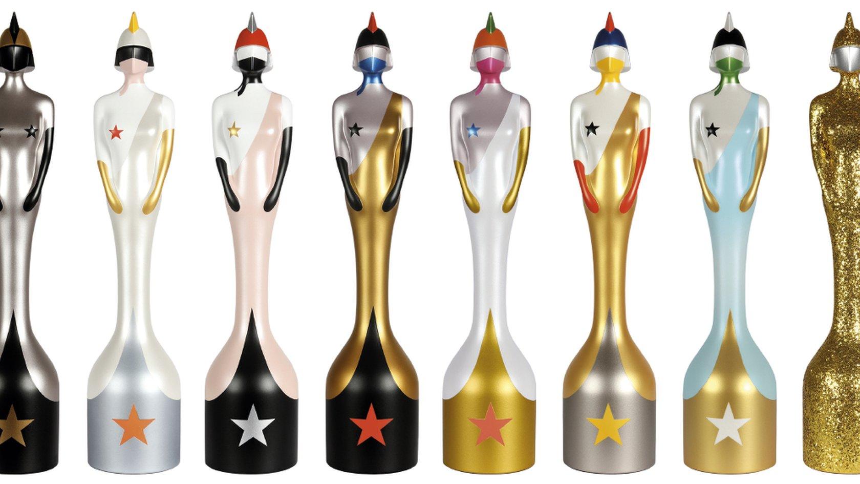 This year's Brit Award statuettes