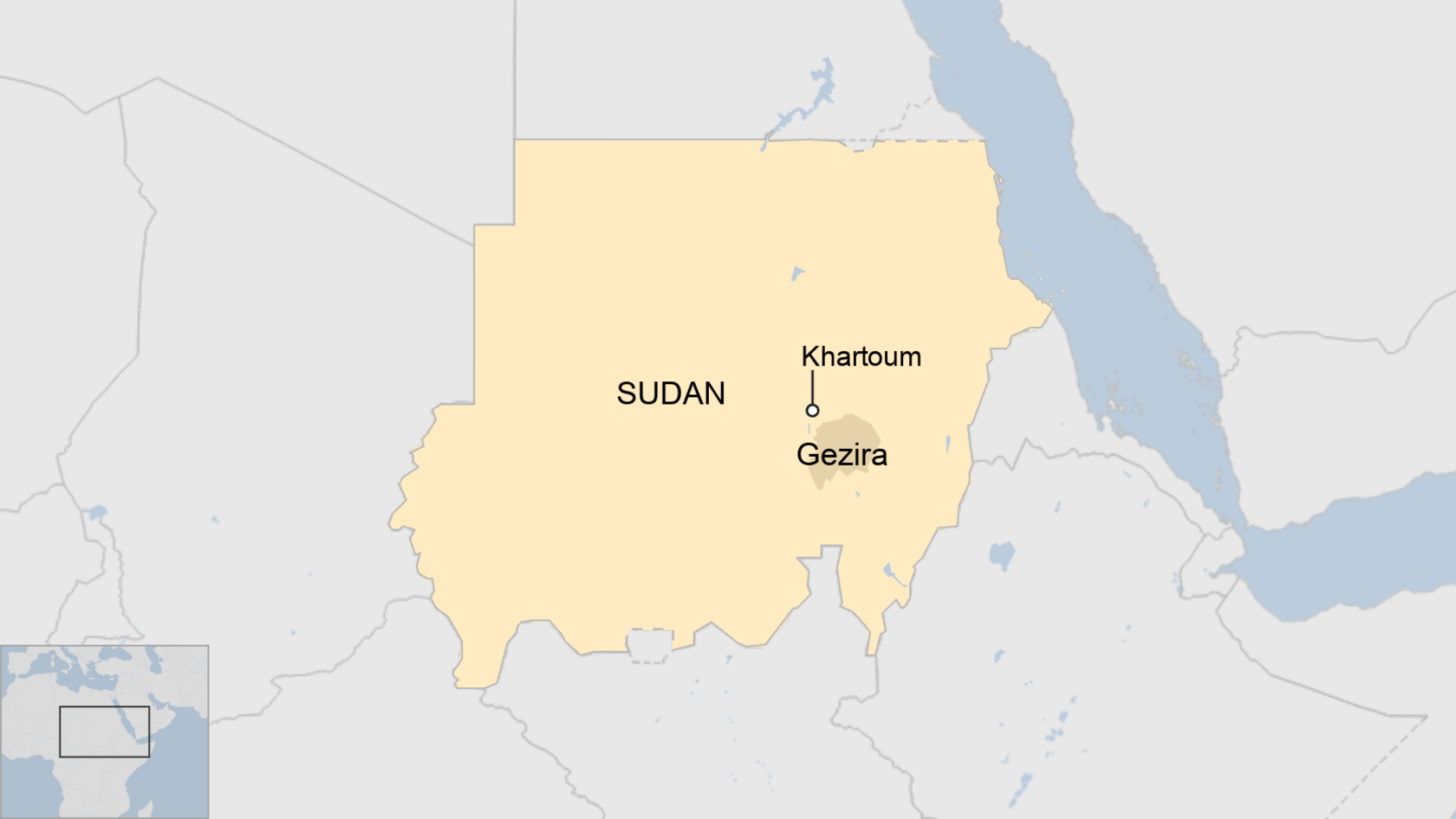 Map of Sudan