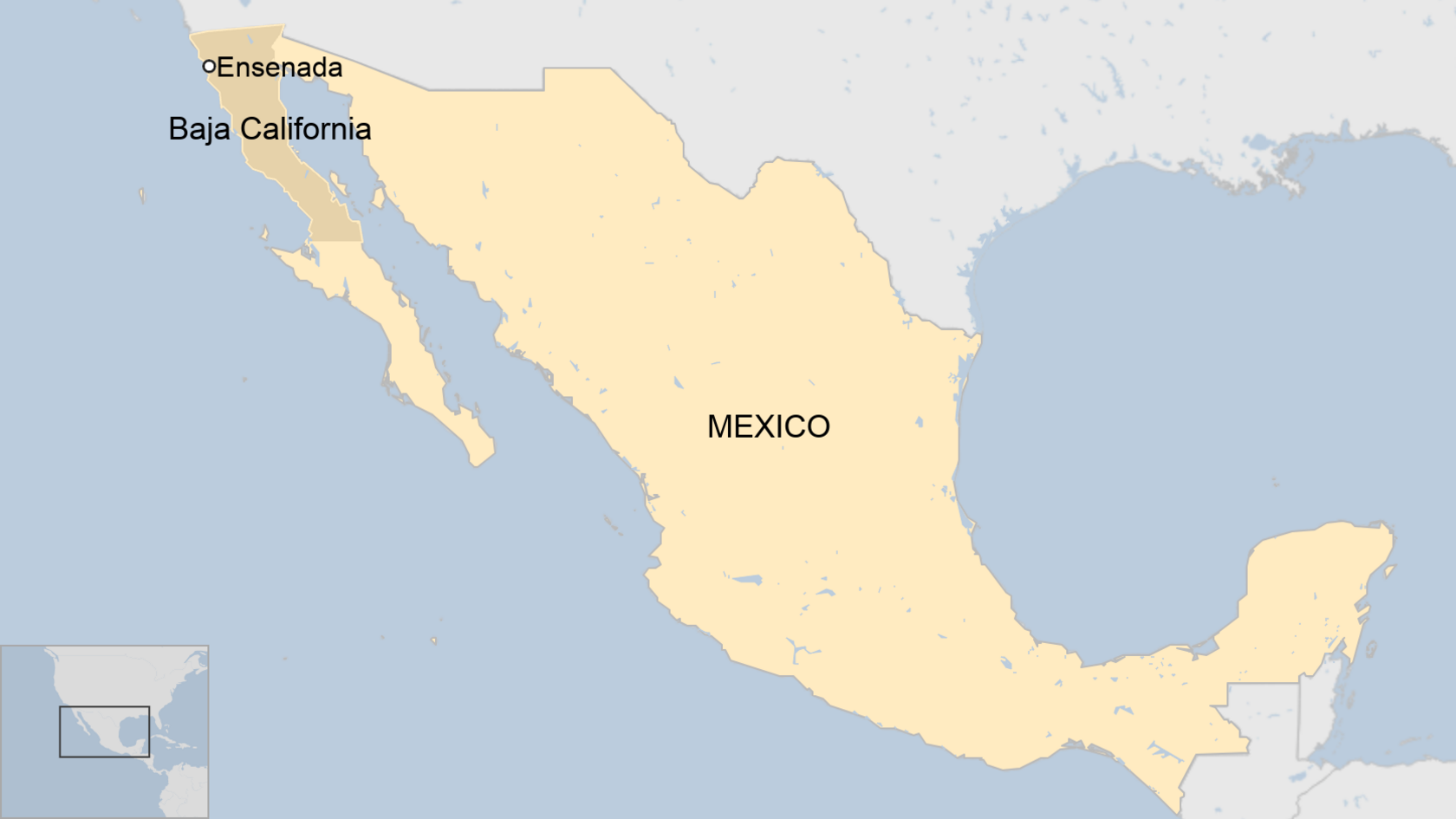 Map of Mexico 