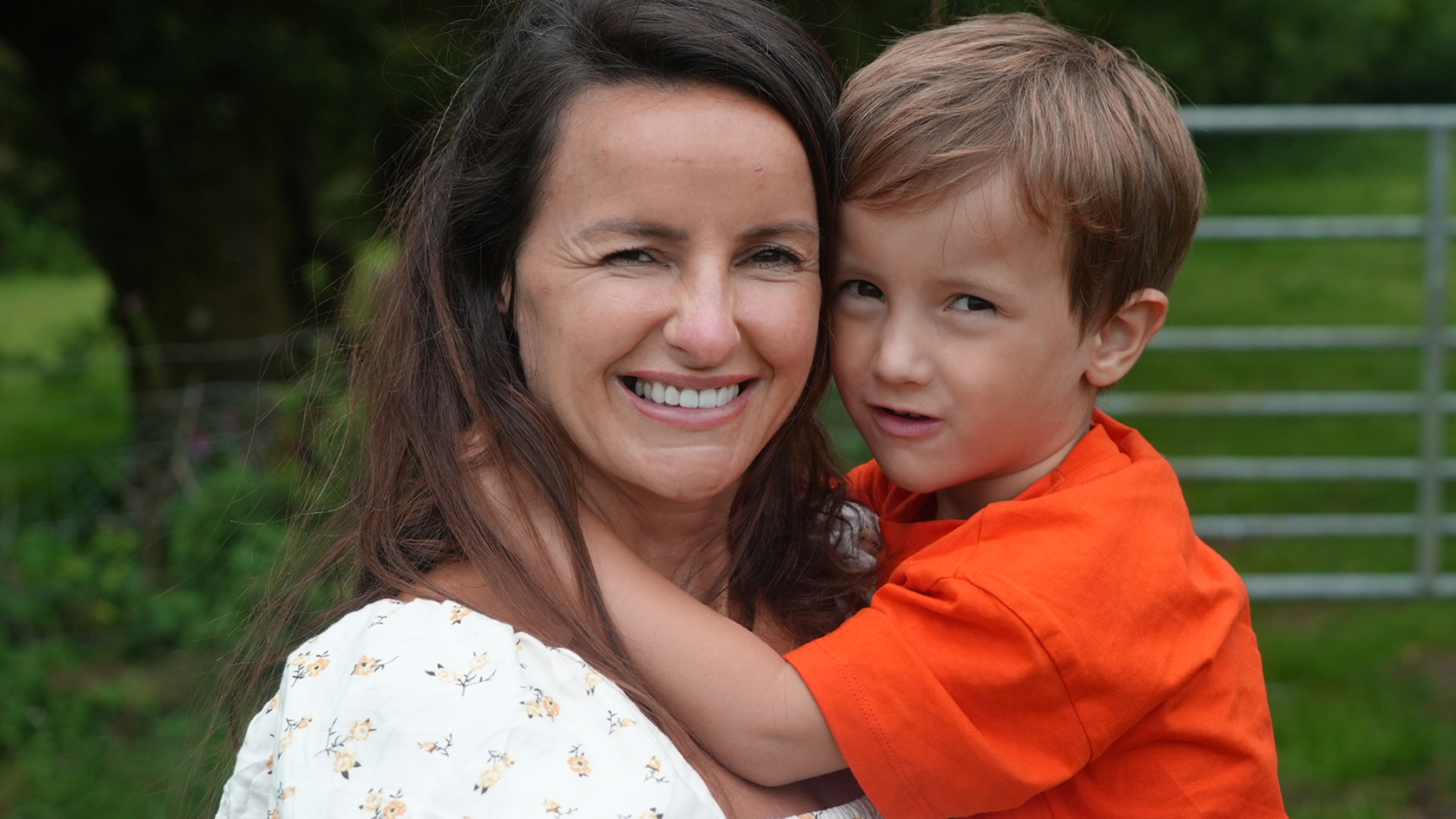 Natasha Williams and her son.