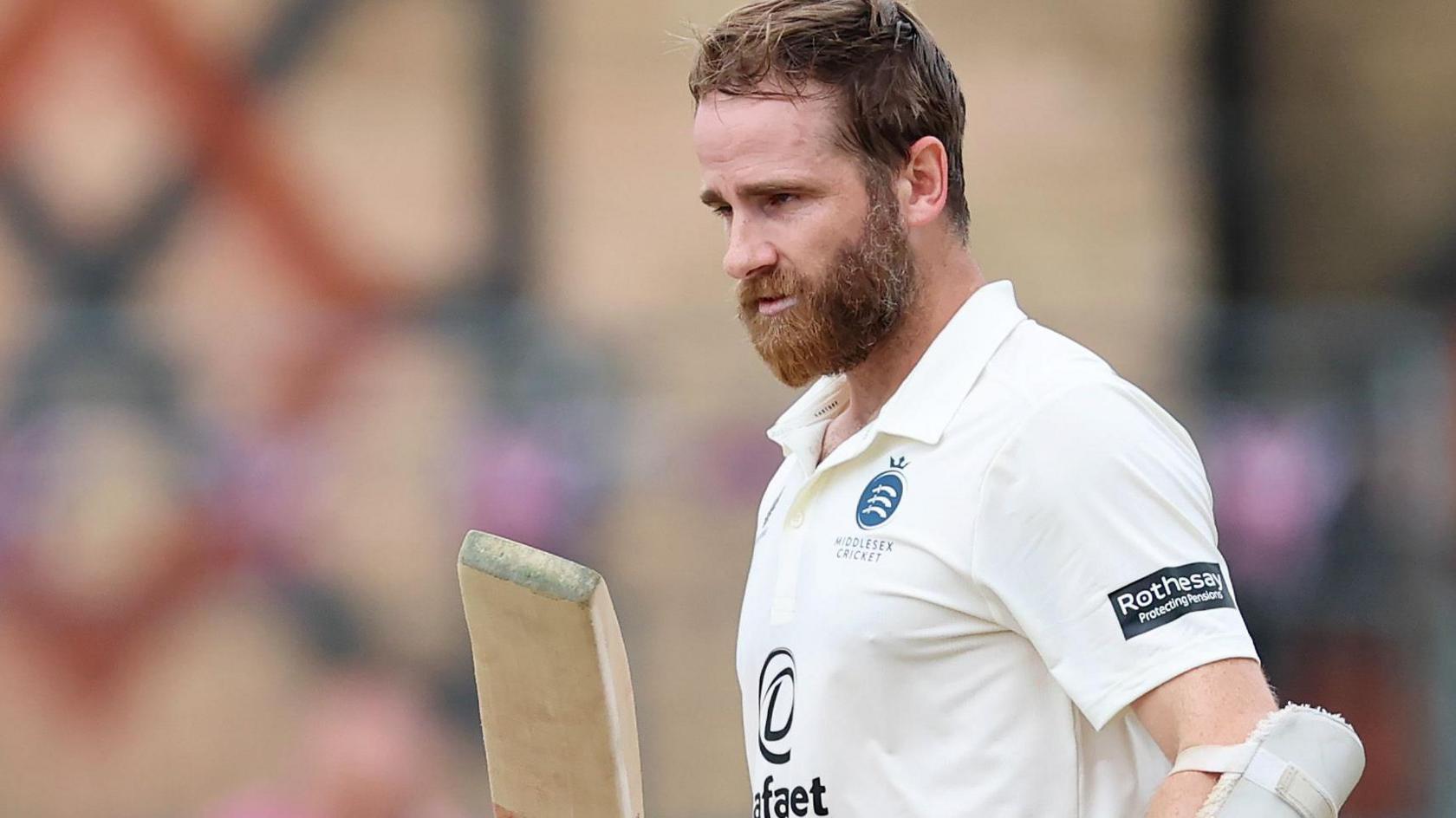 Kane Williamson celebrates century
