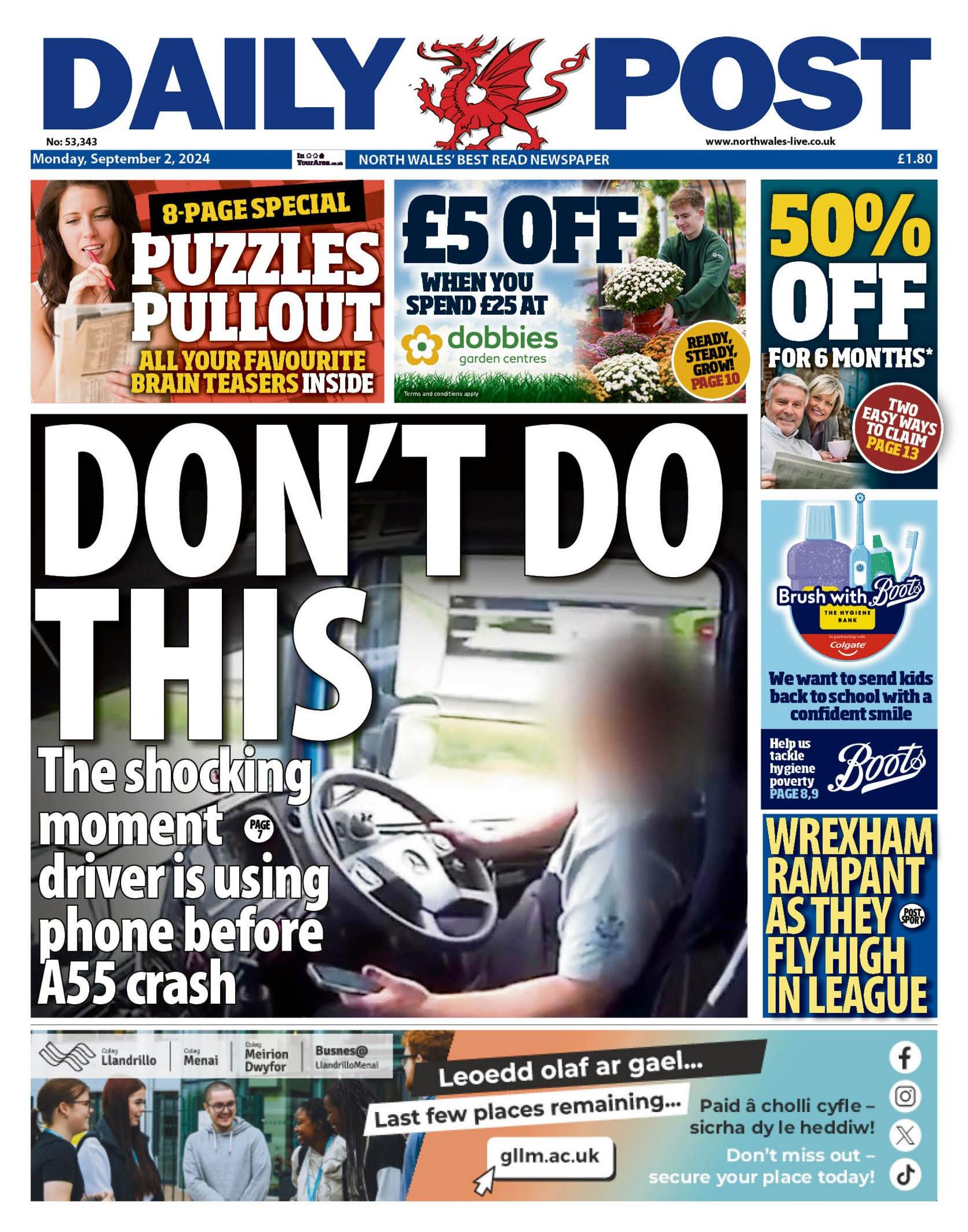 Daily Post front page