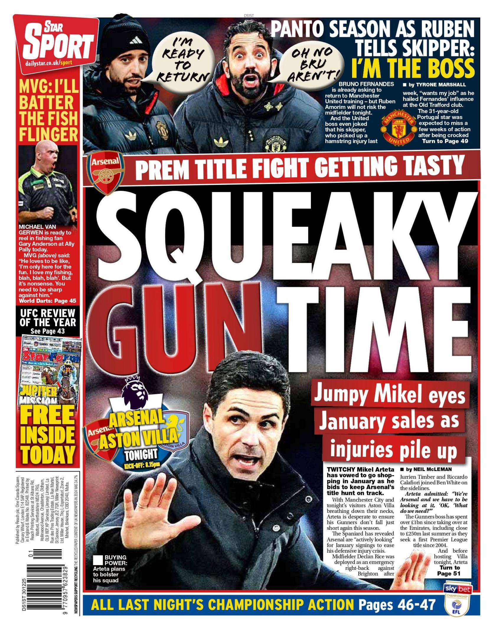 Daily Star back page