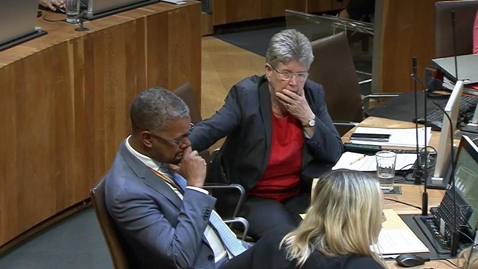 Vaughan Gething in tears in the Senedd 