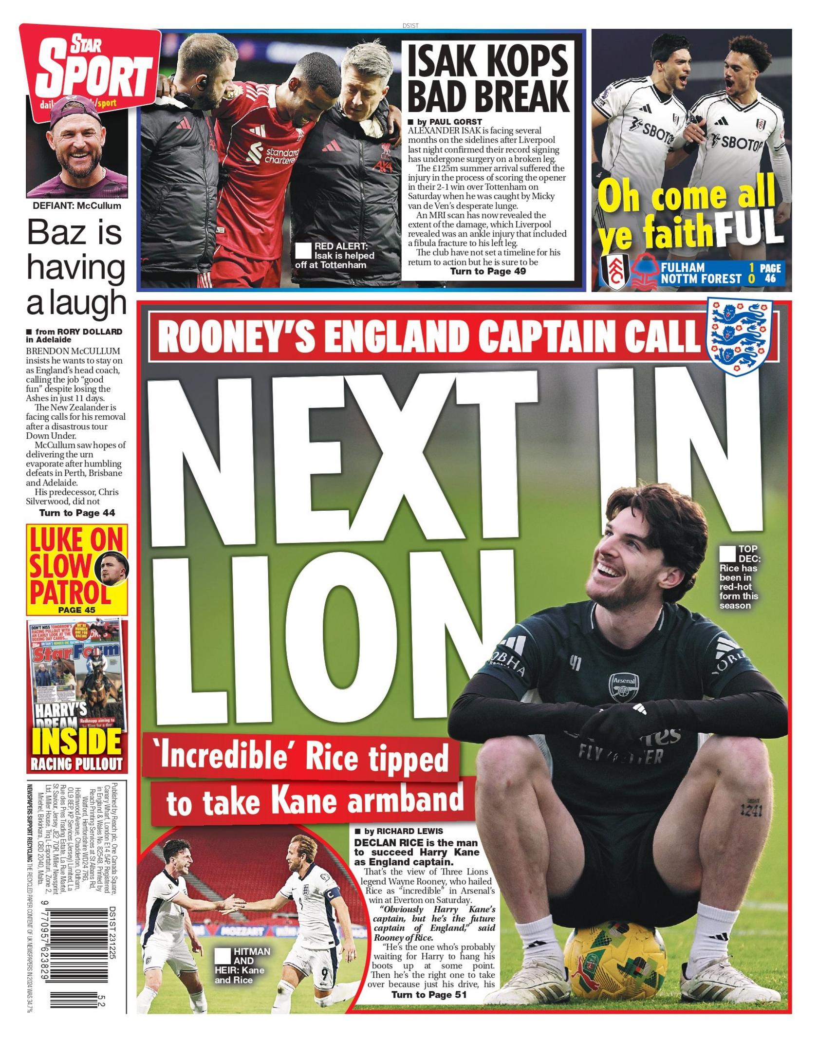 Star back page