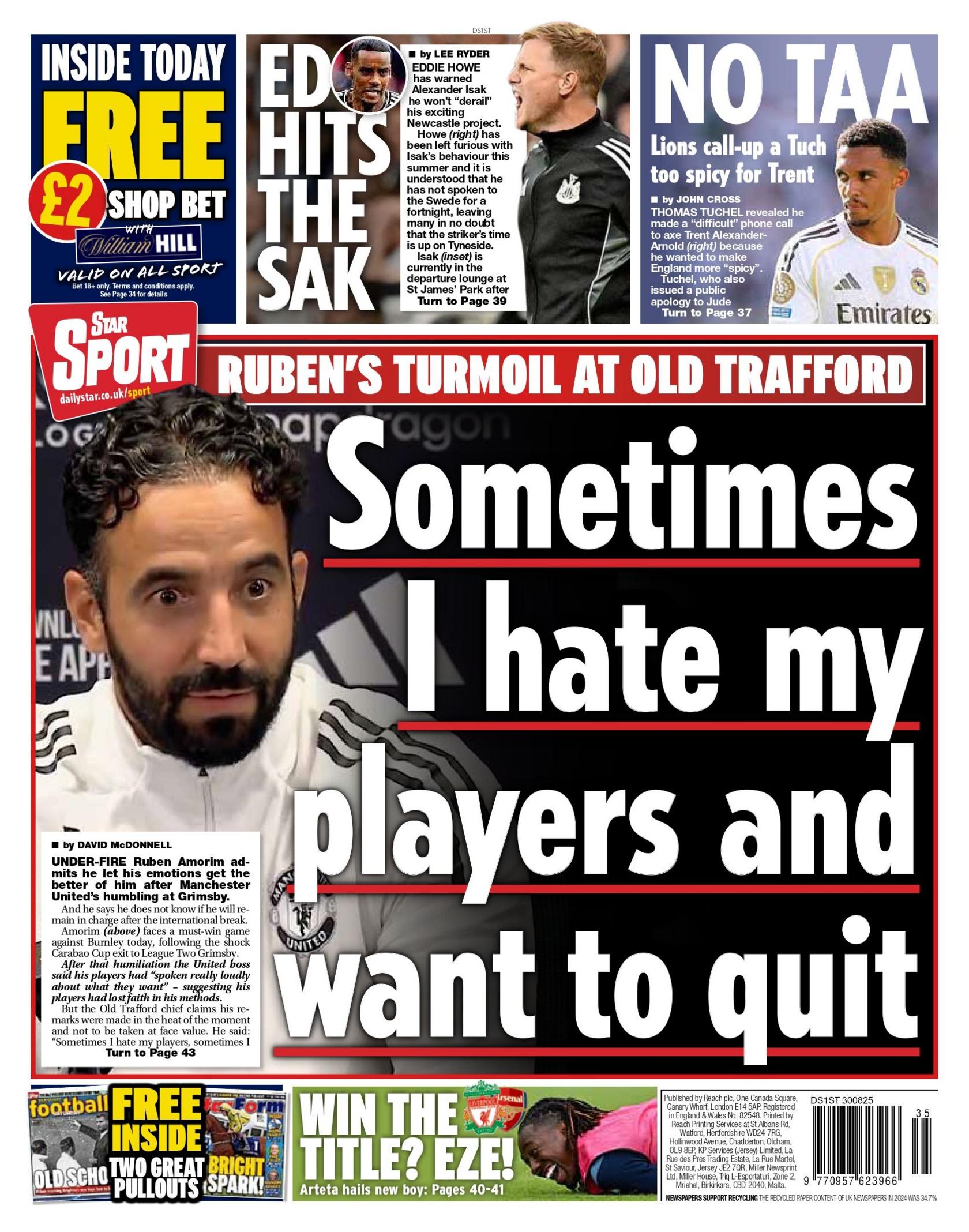 Star back page