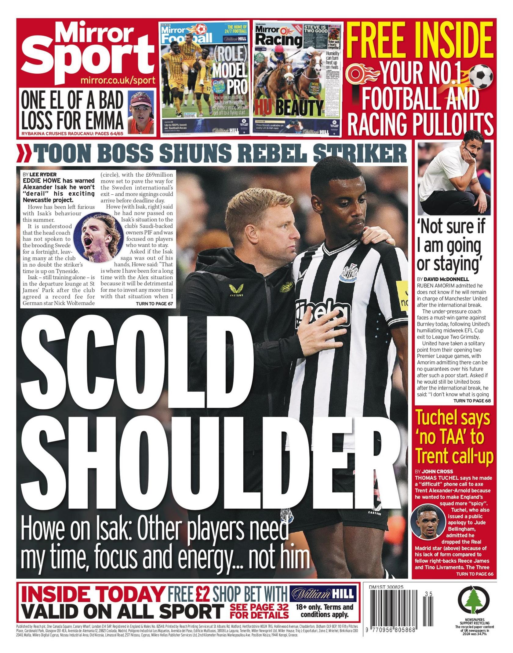 Mirror back page