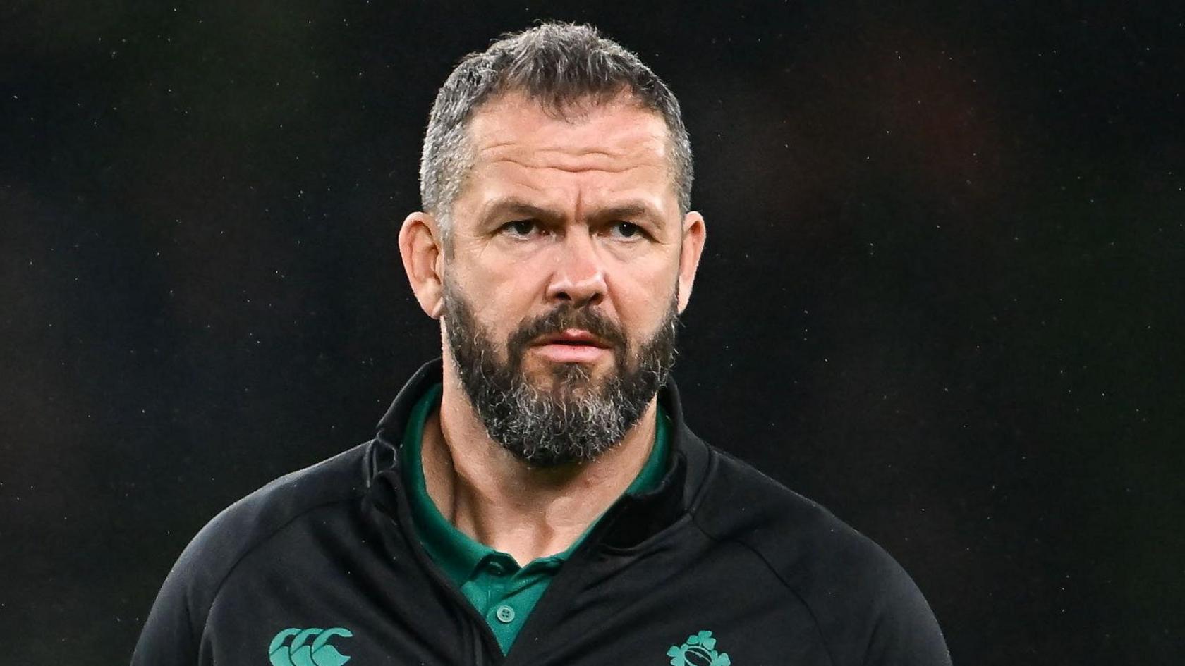 Ireland head coach Andy Farrell pictured before the Argentina game