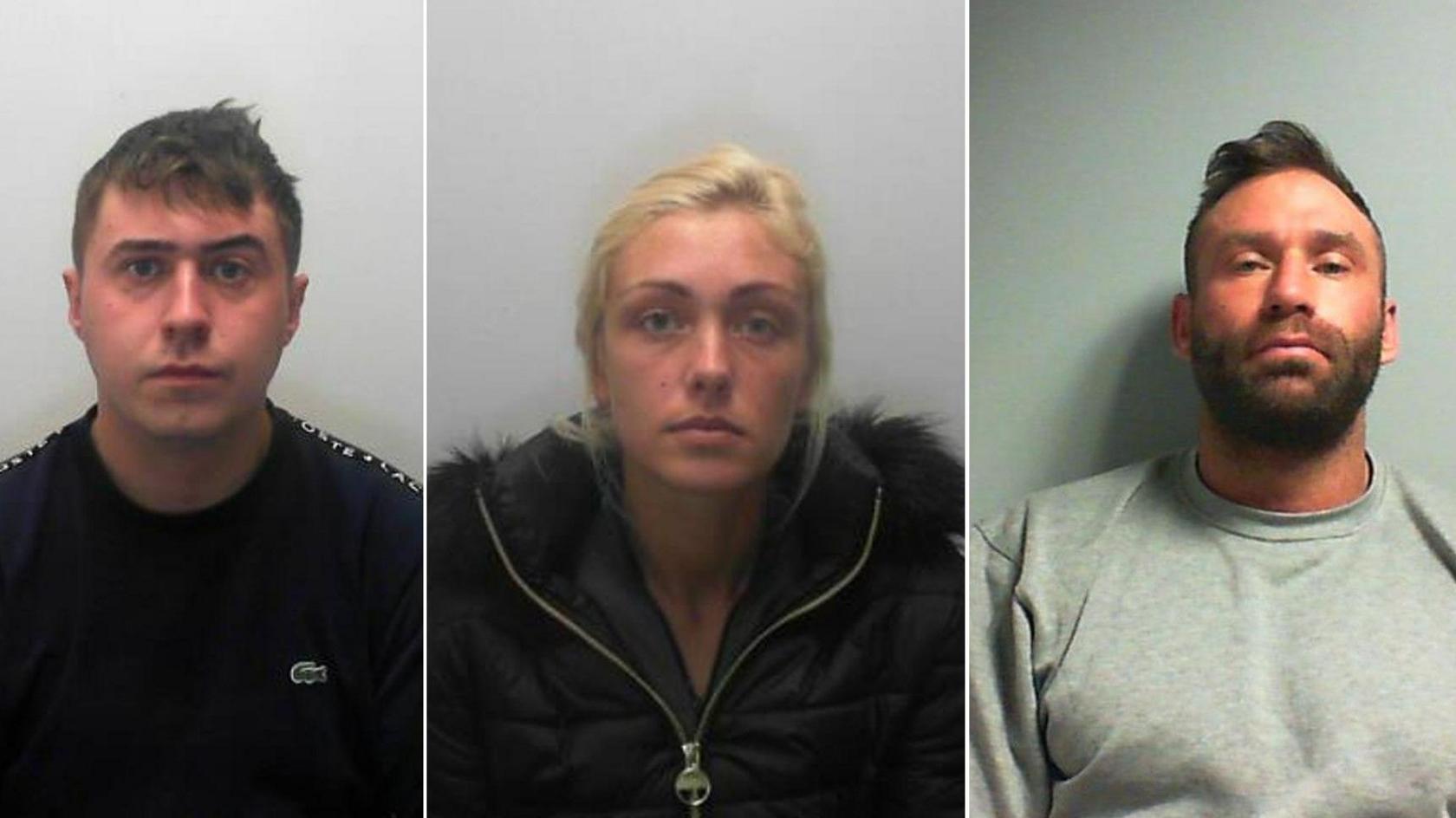 Max Haigh, Olivia Heppell and Luke Atkin, who was absent and is wanted 