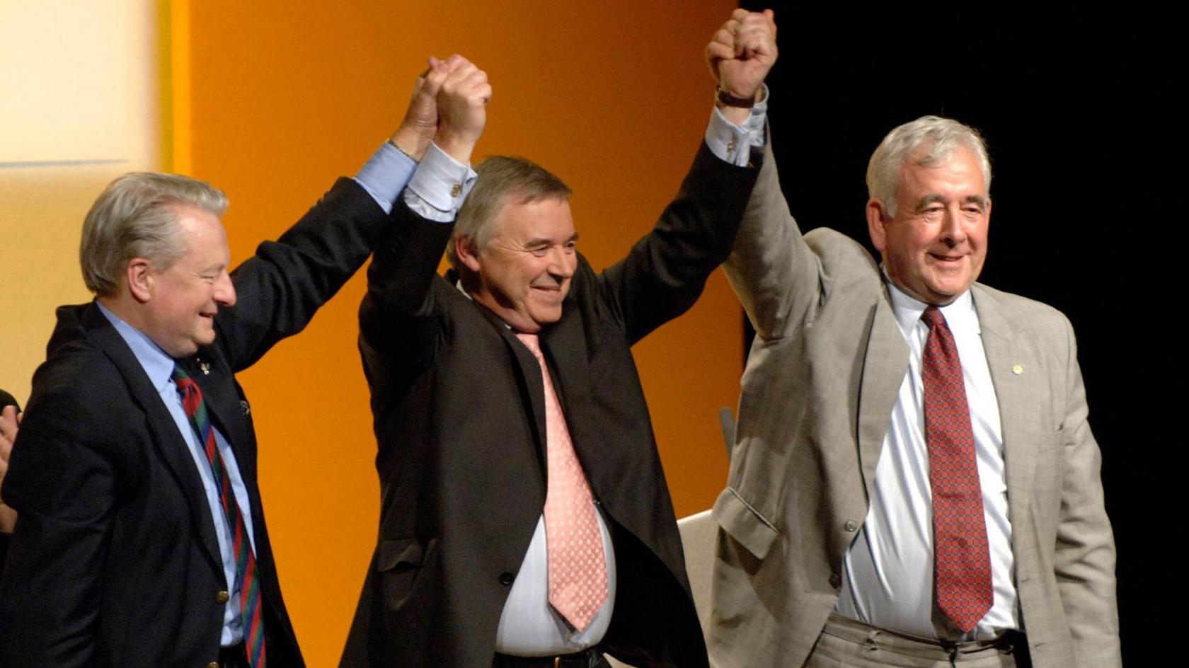 Dafydd Ellis-Thomas, Ieuan Wyn Jones a Dafydd Wigley