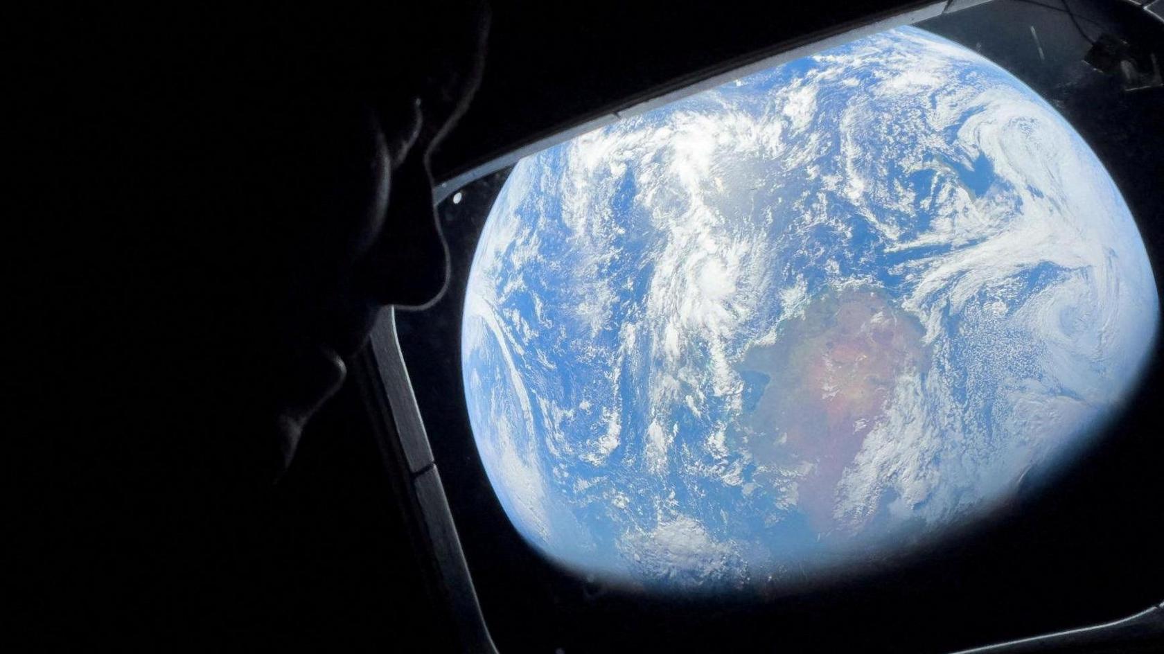 Image of Earth taken as part of Artemis II Moon mission