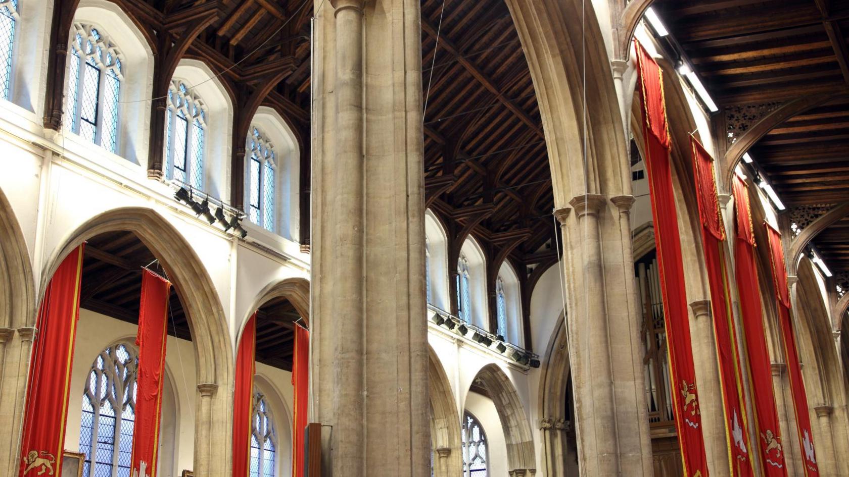 Interior of The Halls venue in Norwich