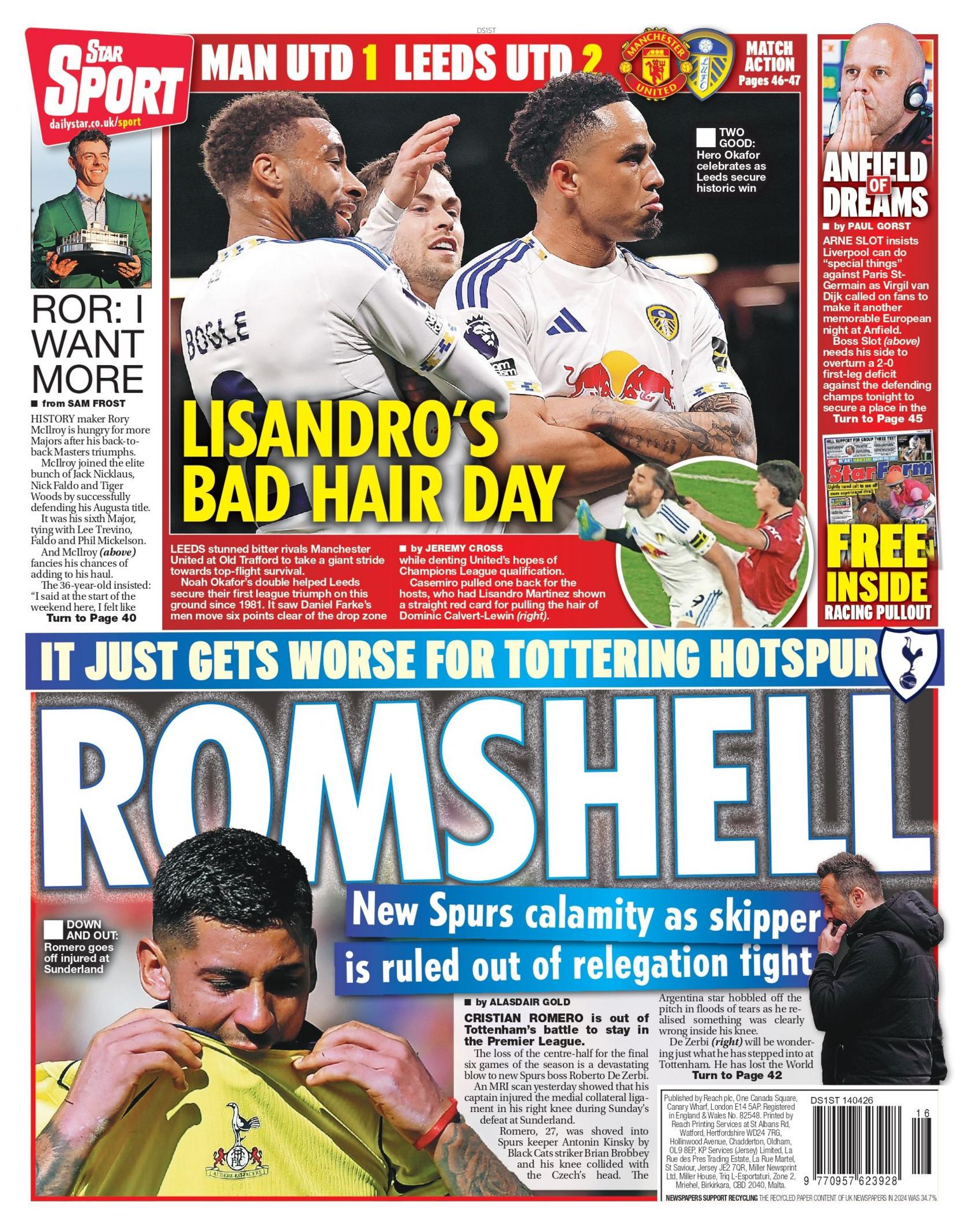 Star back page