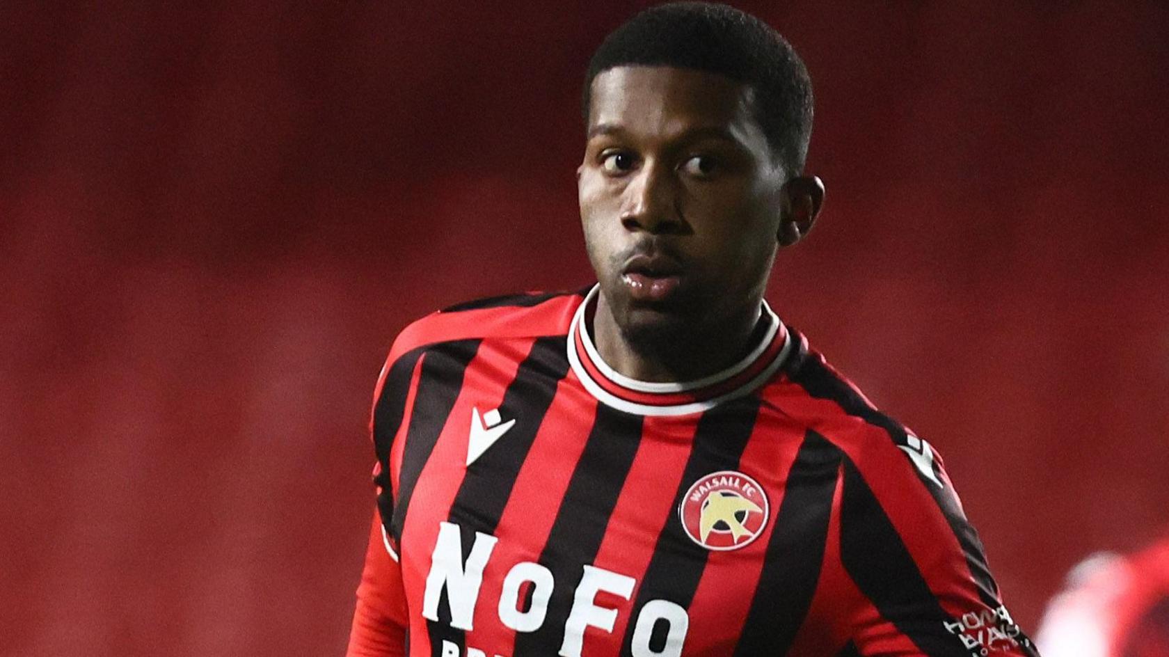 Daniel Kanu in action for Walsall