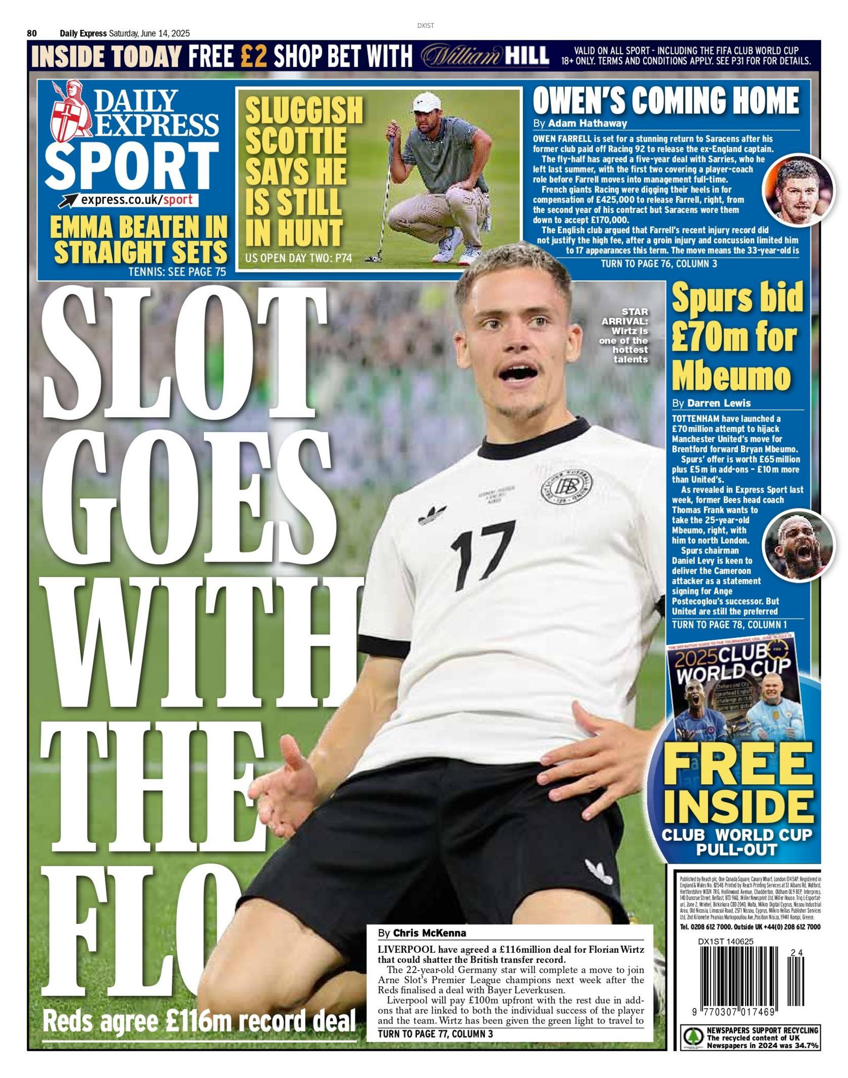 Express back page
