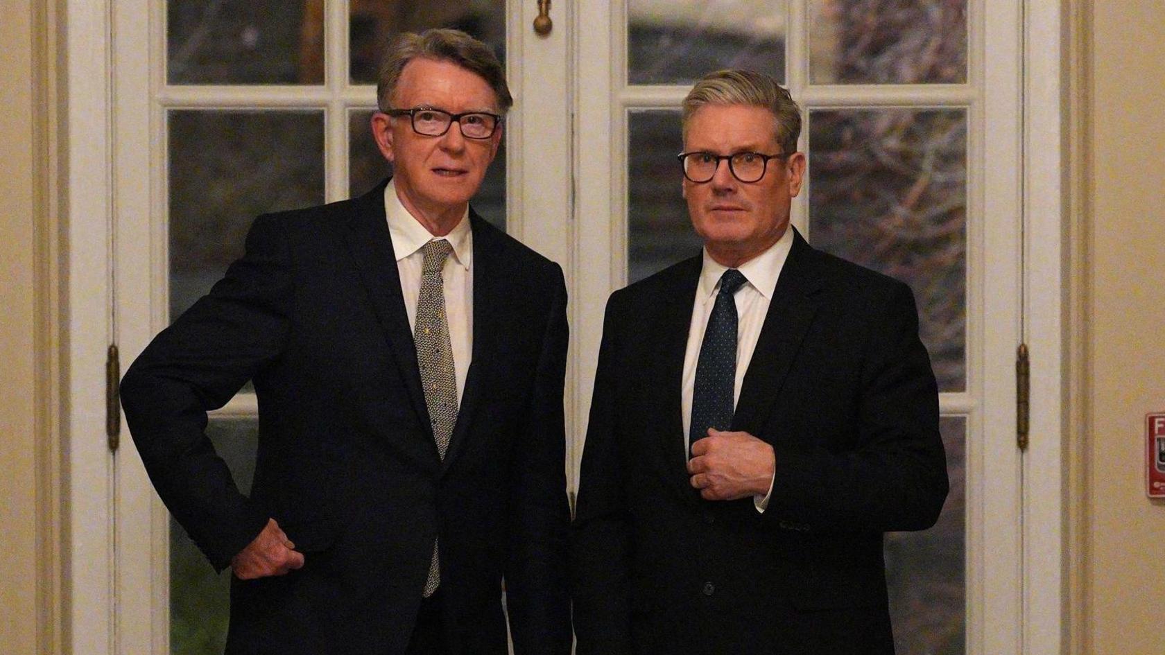 Peter Mandelson and Keir Starmer 