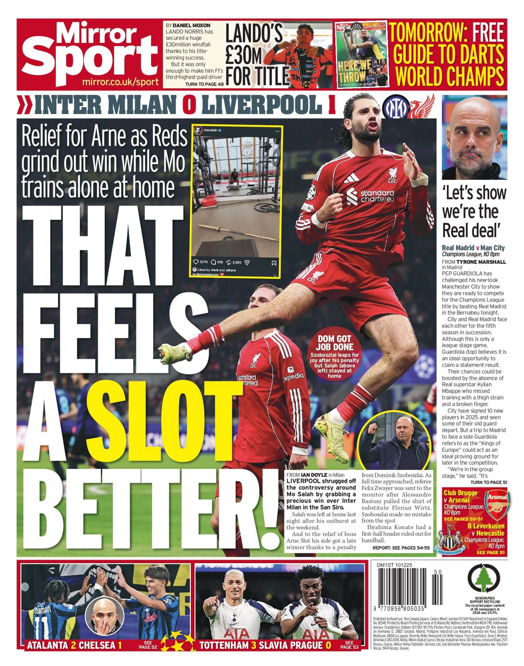 Mirror back page