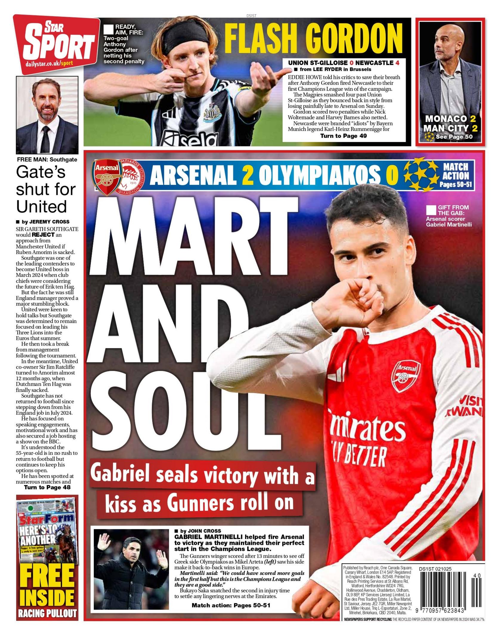 Star back page