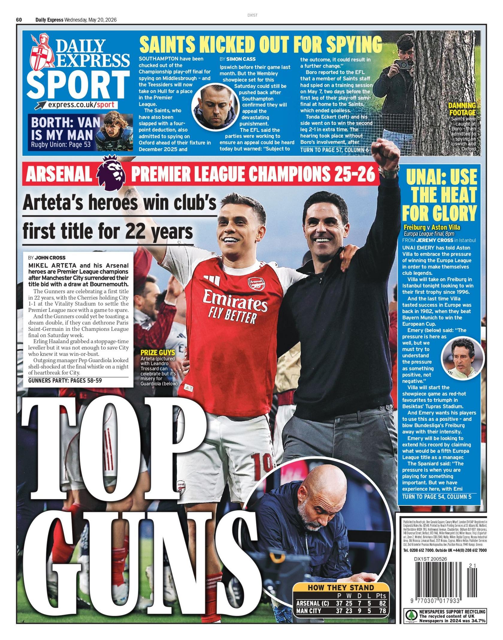 Express back page 