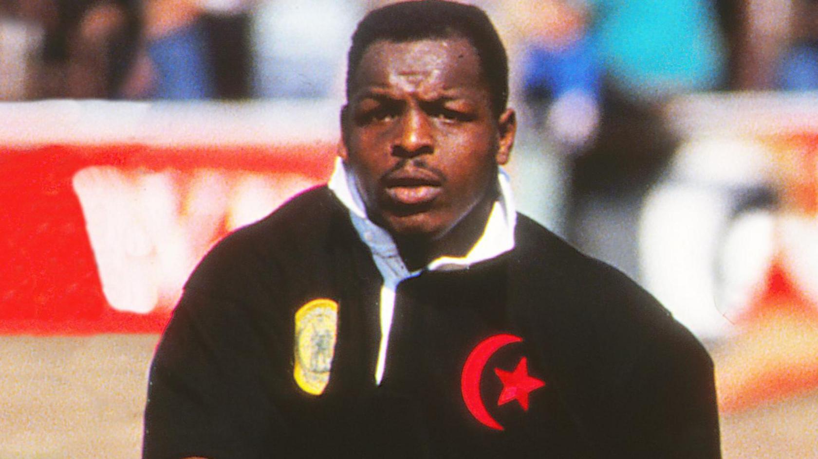 Floyd Steadman in action for Saracens in the late 1980s