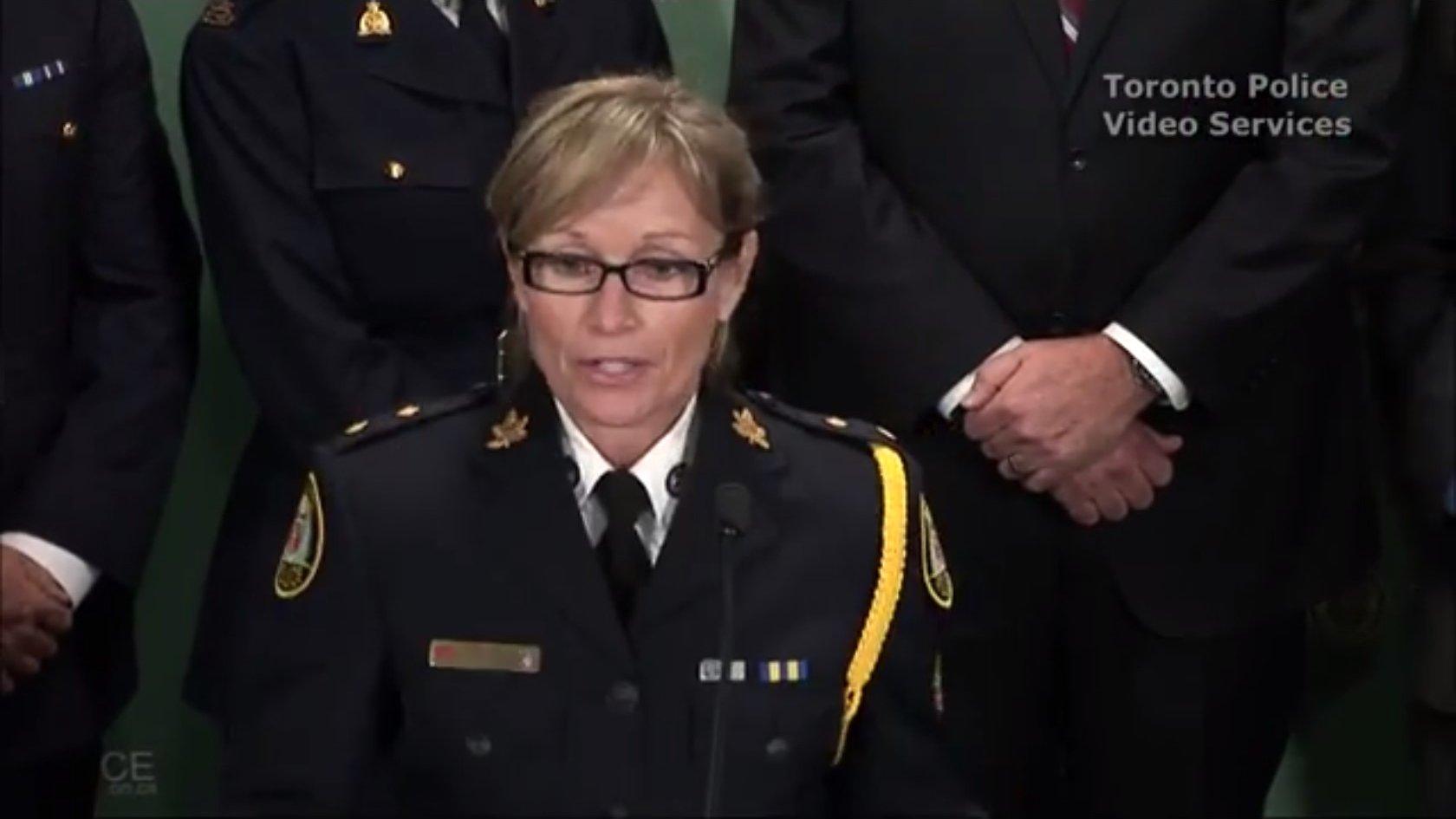 Inspector Joanna Beavan-Desjardins at news conference (14 Nov 2013)