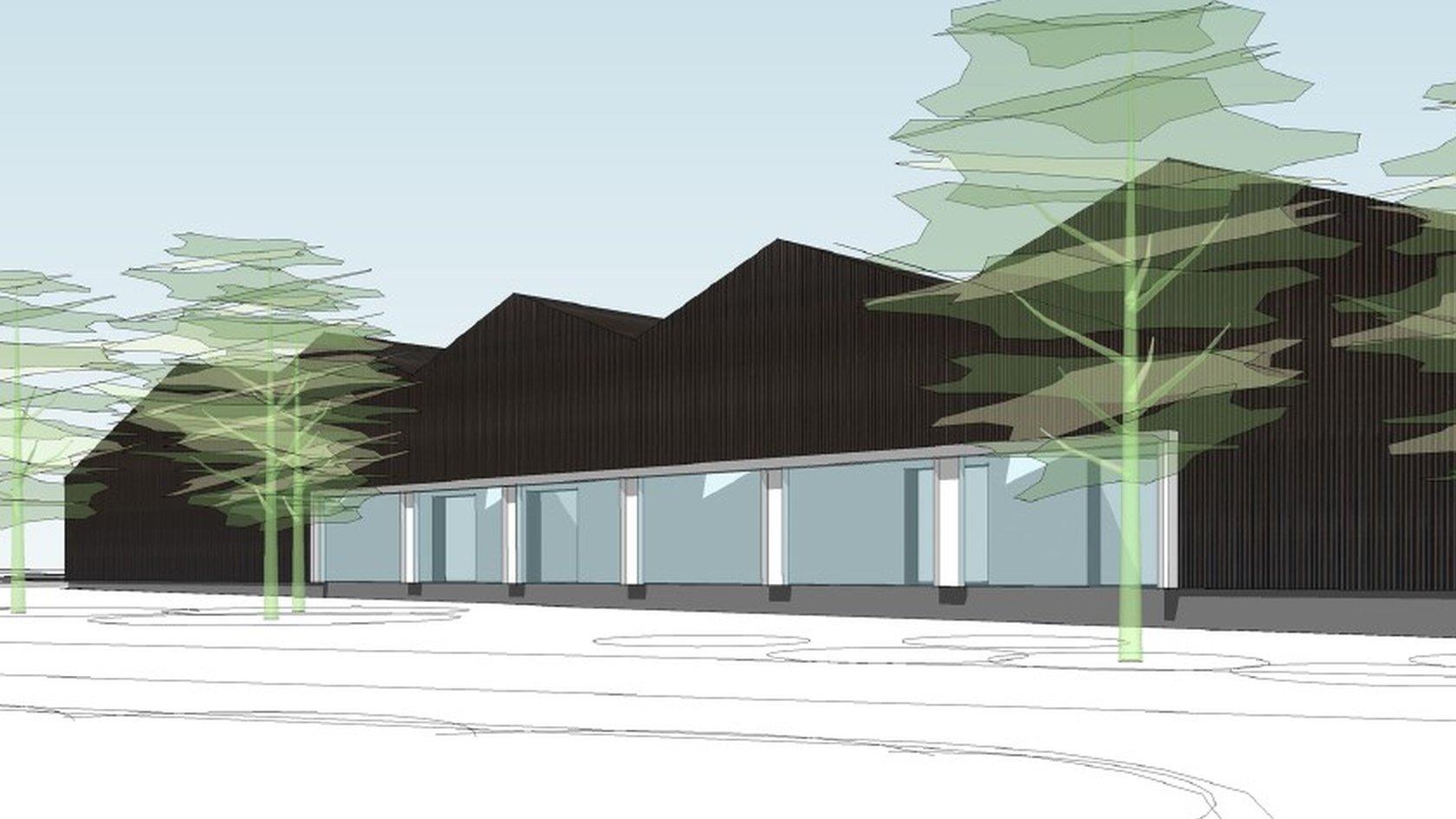 Yeovil College artist impression of construction skills centre