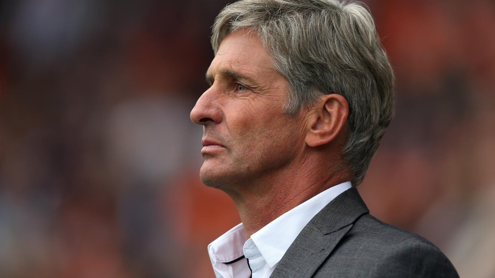 Blackpool manager Jose Riga