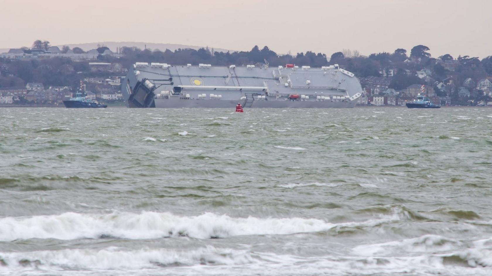 The Hoegh Osaka in the Solent