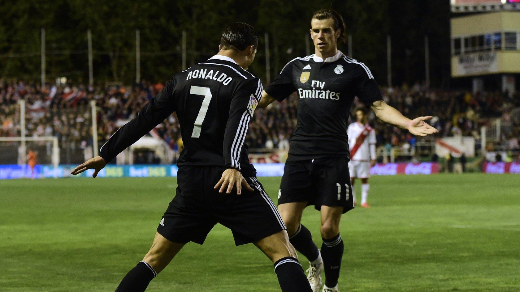 Cristiano Ronaldo and Gareth Bale