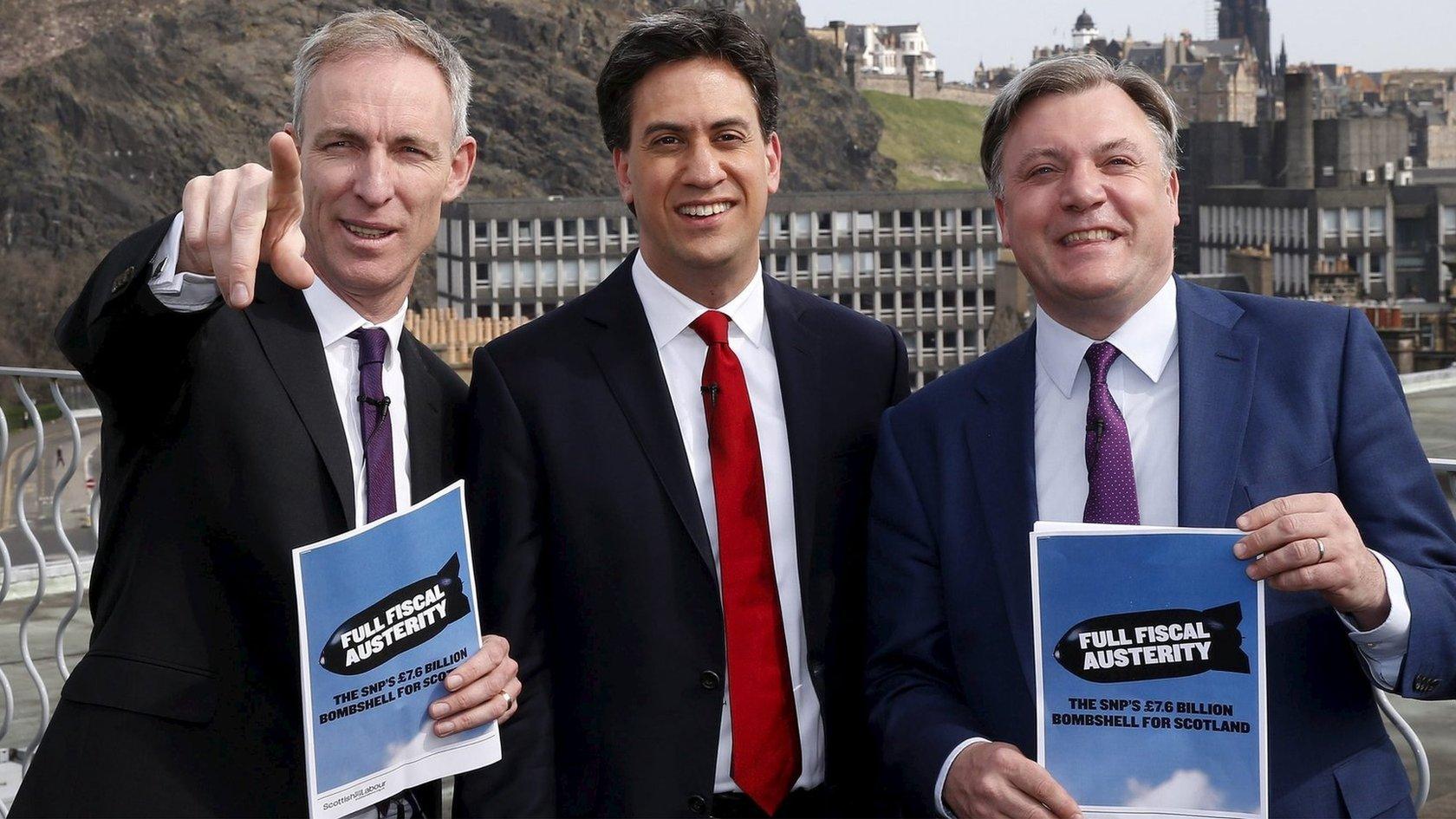 Jim Murphy, Ed Miliband and Ed Balls