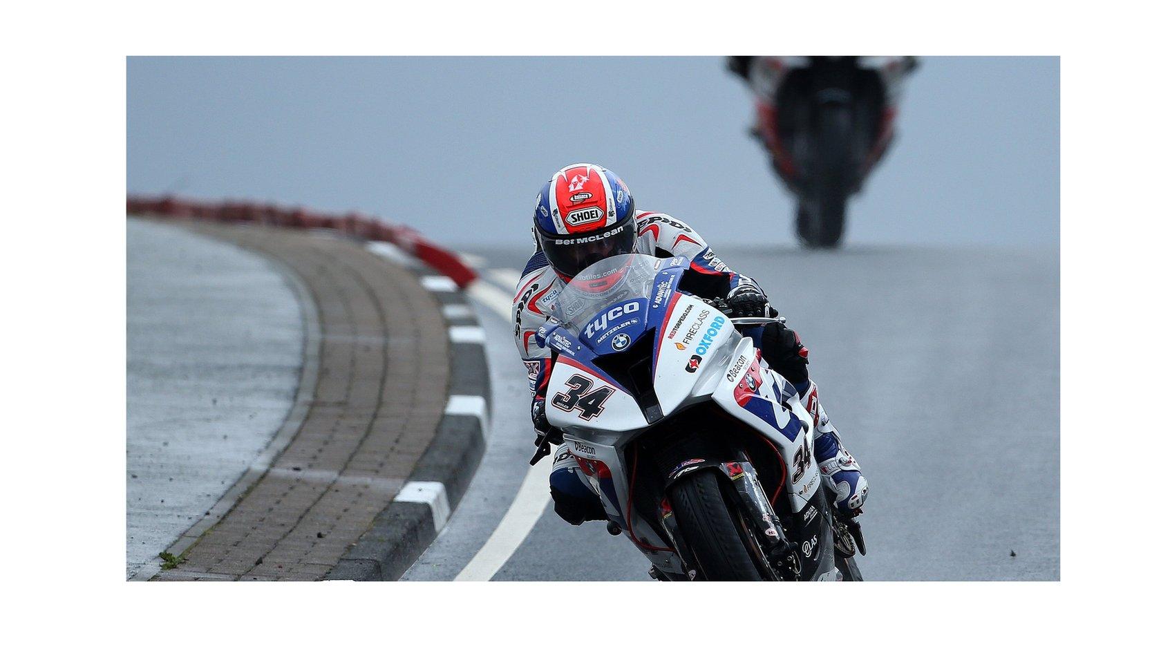 Alastair Seeley in action at the North West 200