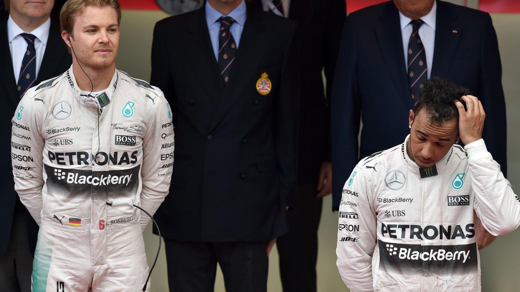 Nico Rosberg and Lewis Hamiton