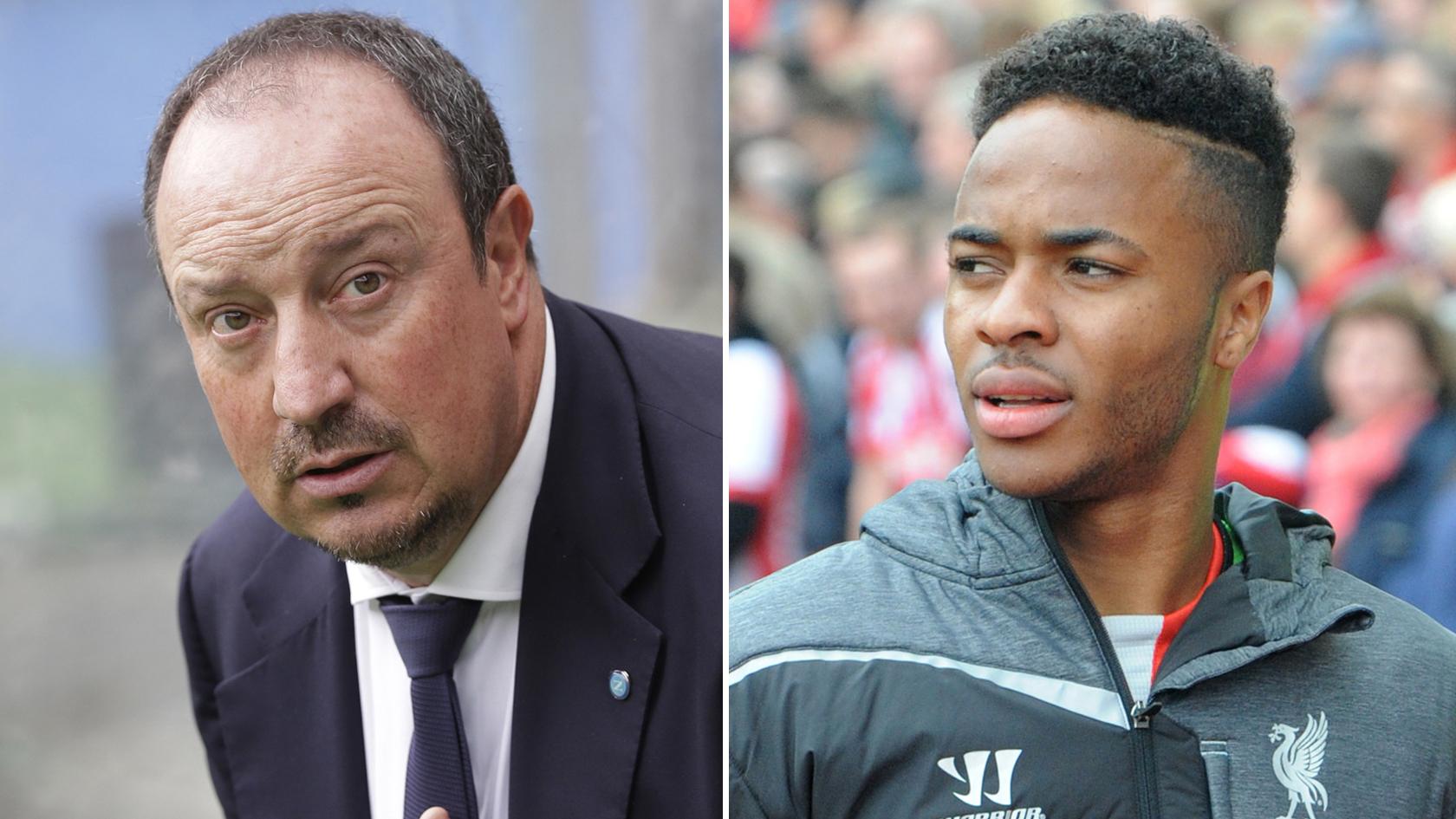 Rafa Benitez & Raheem Sterling