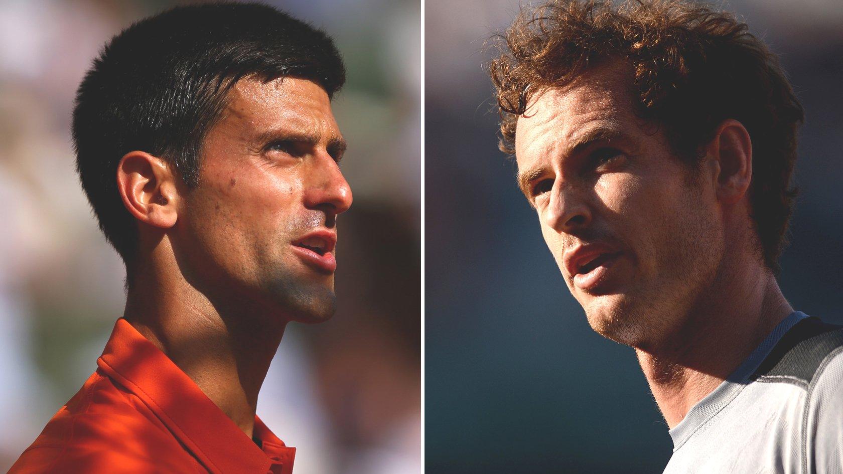 Novak Djokovic and Andy Murray