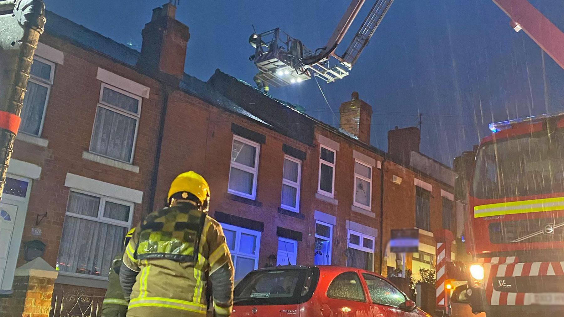 Firefighter in Holbrook Street