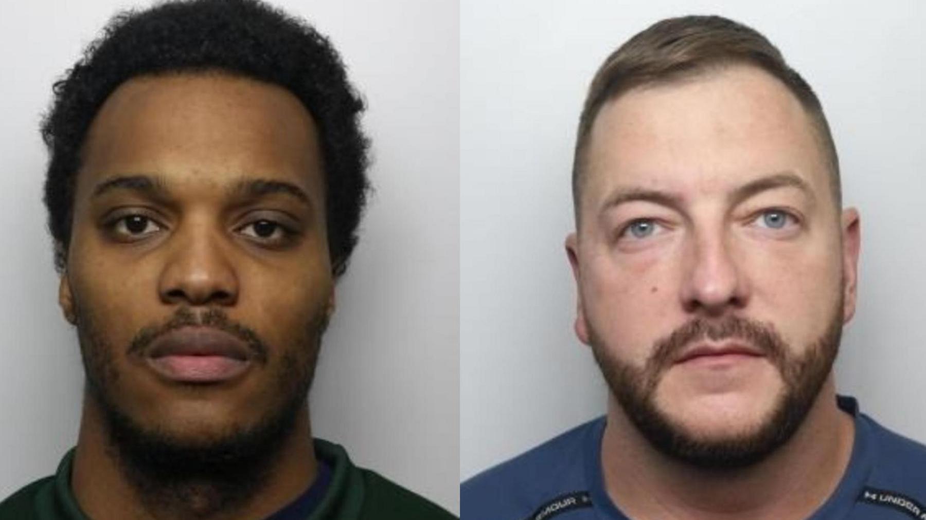 Police headshots of the defendants. L to R: Lester Ramsey, Adam Mulligan