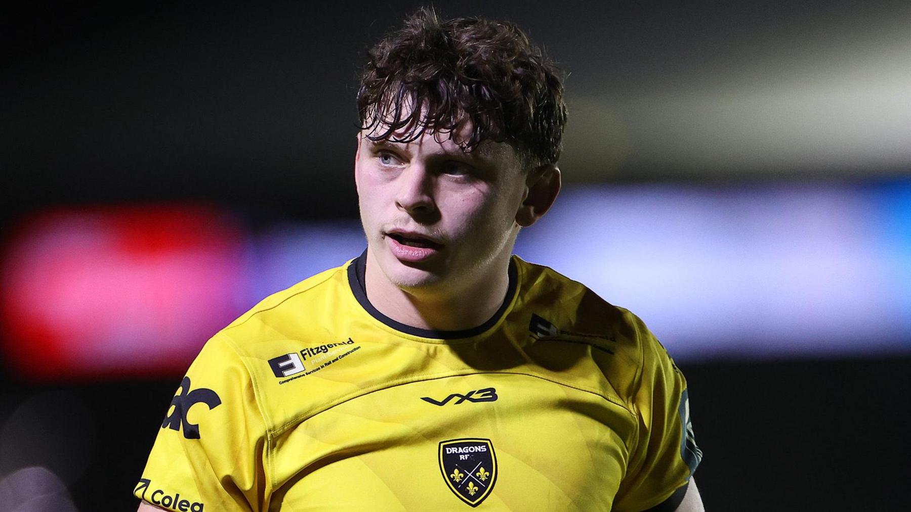 Ryan Woodman in action for Dragons