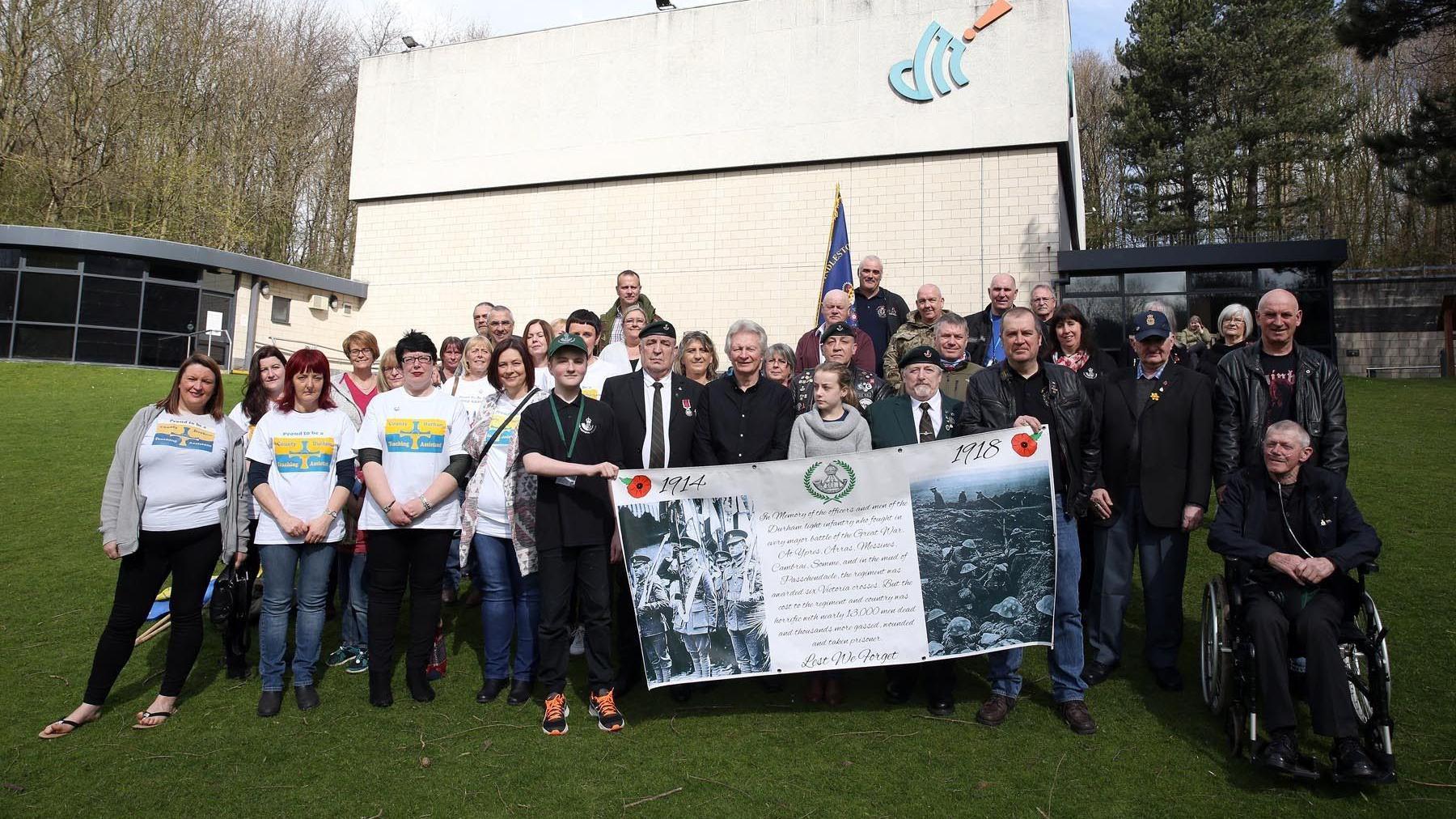 Supporters of the Durham Light Infantry Museum