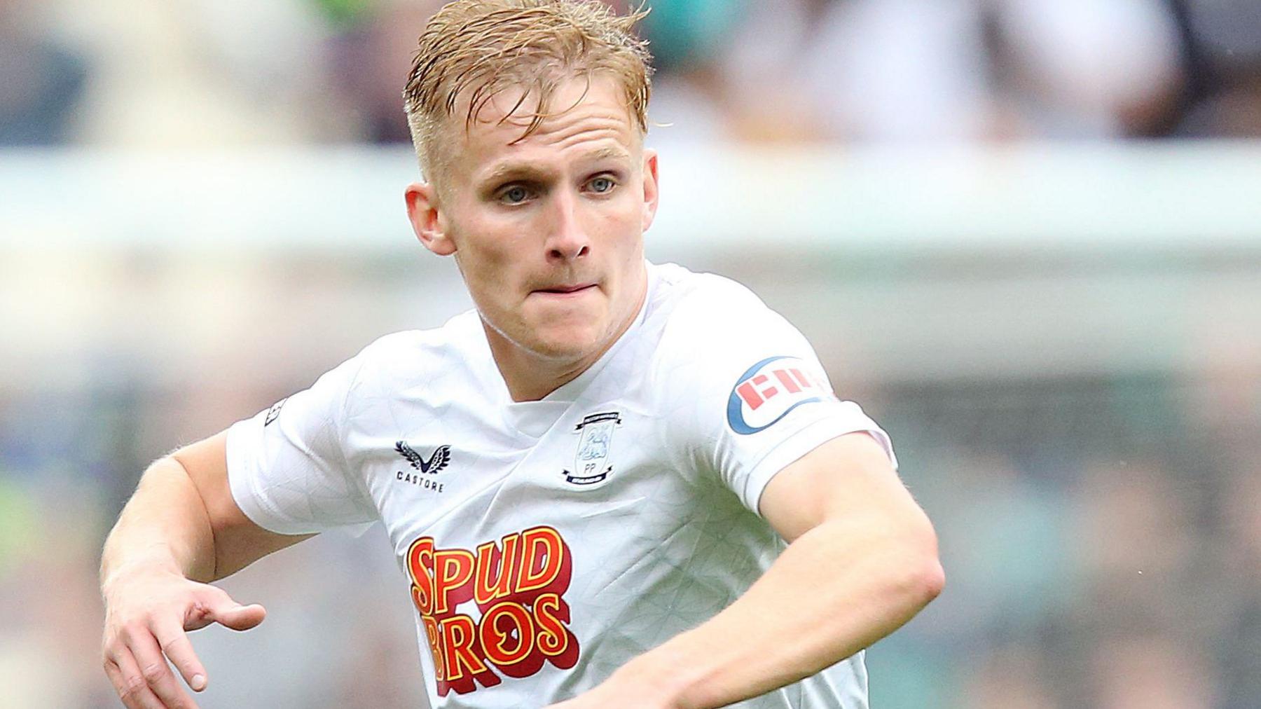 Ali McCann in action for Preston