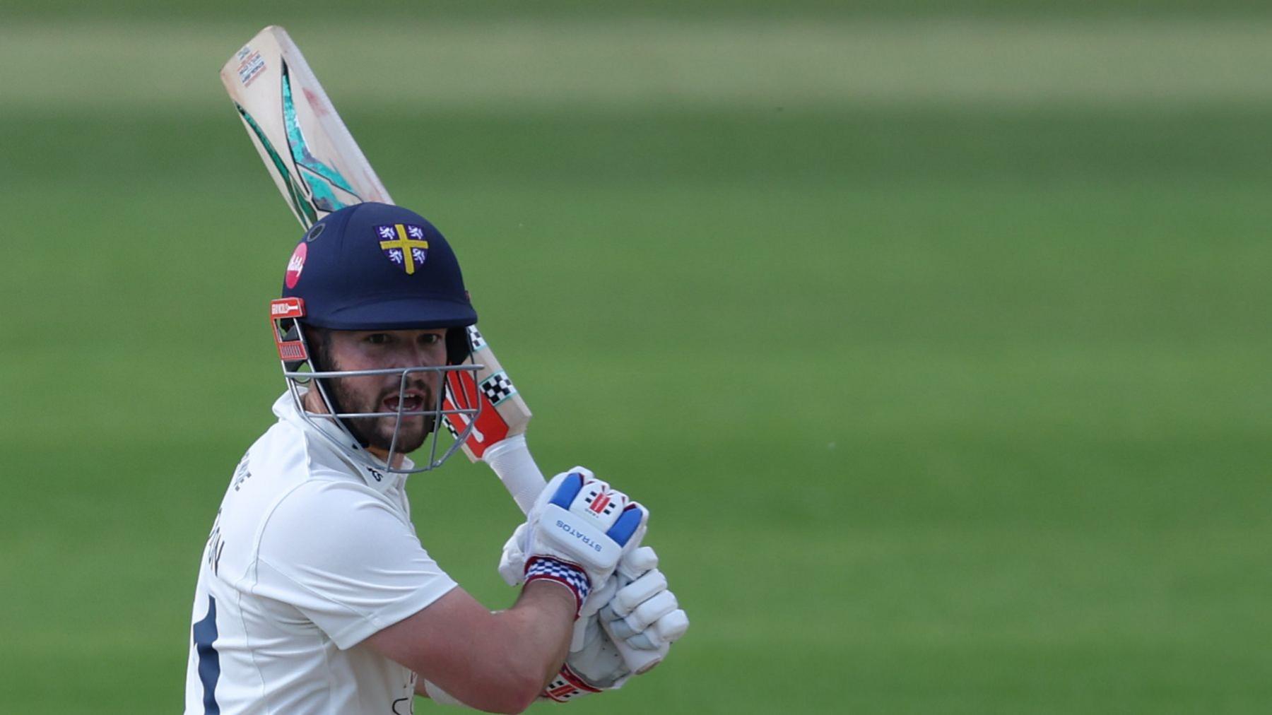 Ben Brown batting for Hampshire