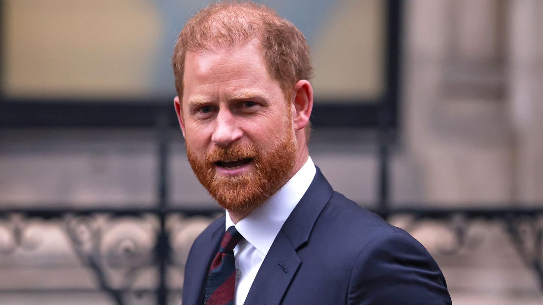Prince Harry head and shoulders pic for a court appearance in London in January 2026