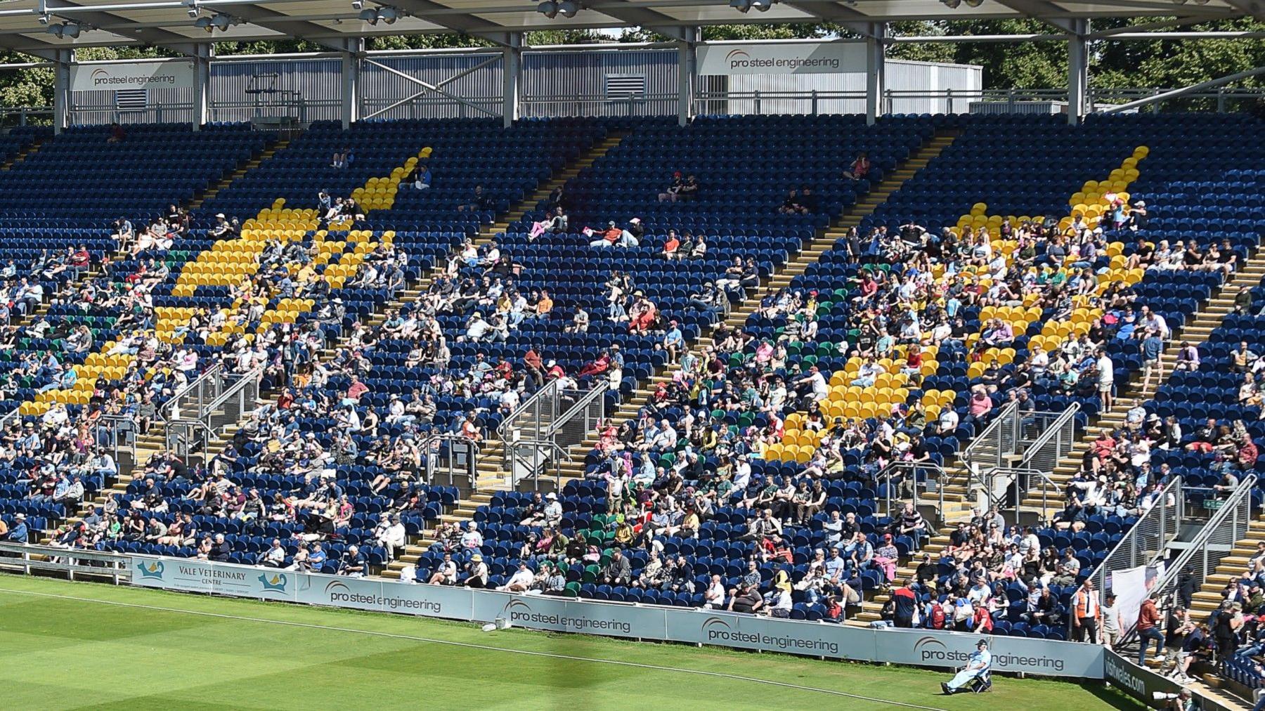 A general view of Sophia Gardens, Cardiff