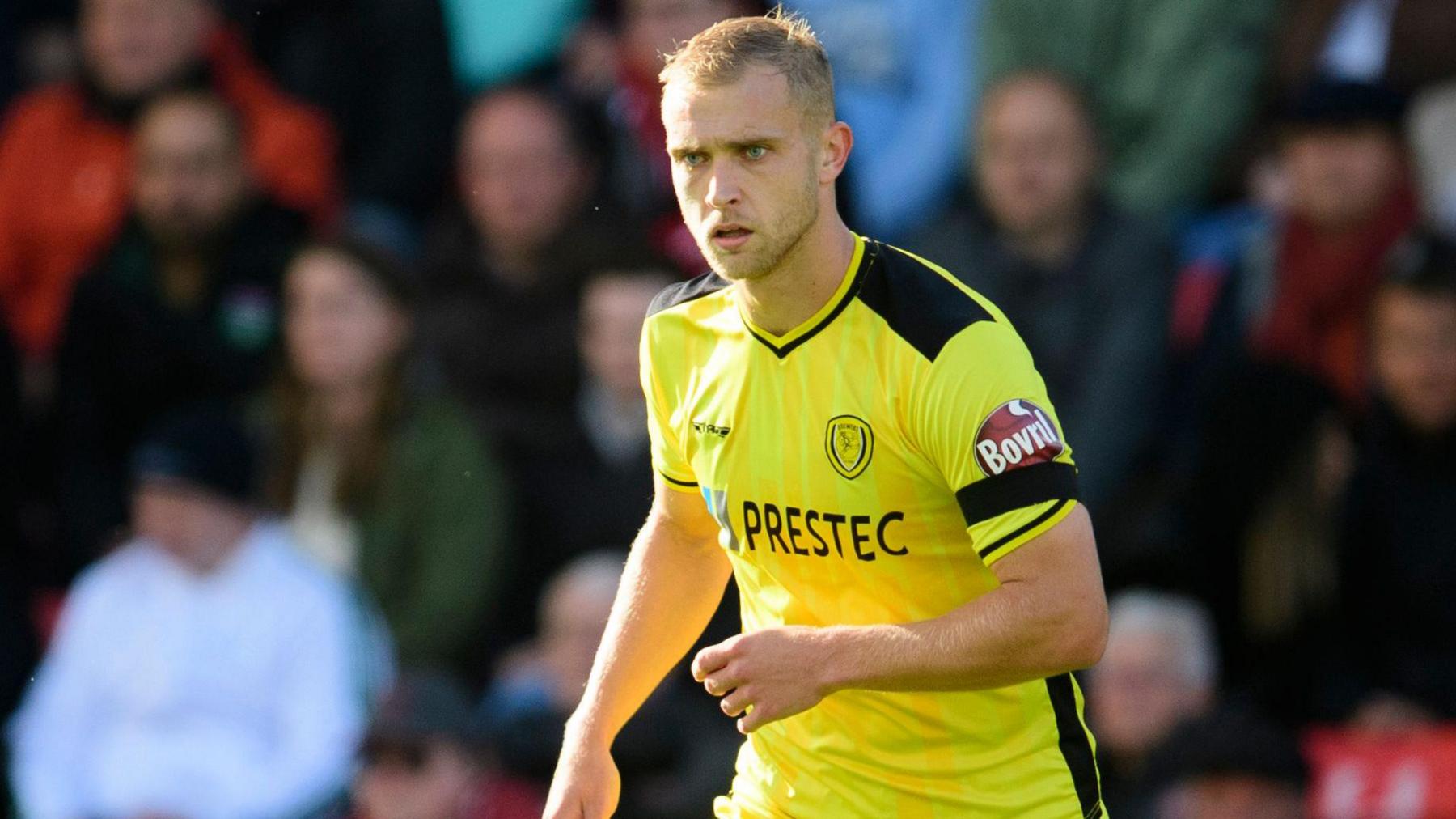 Sam Hughes playing for Burton